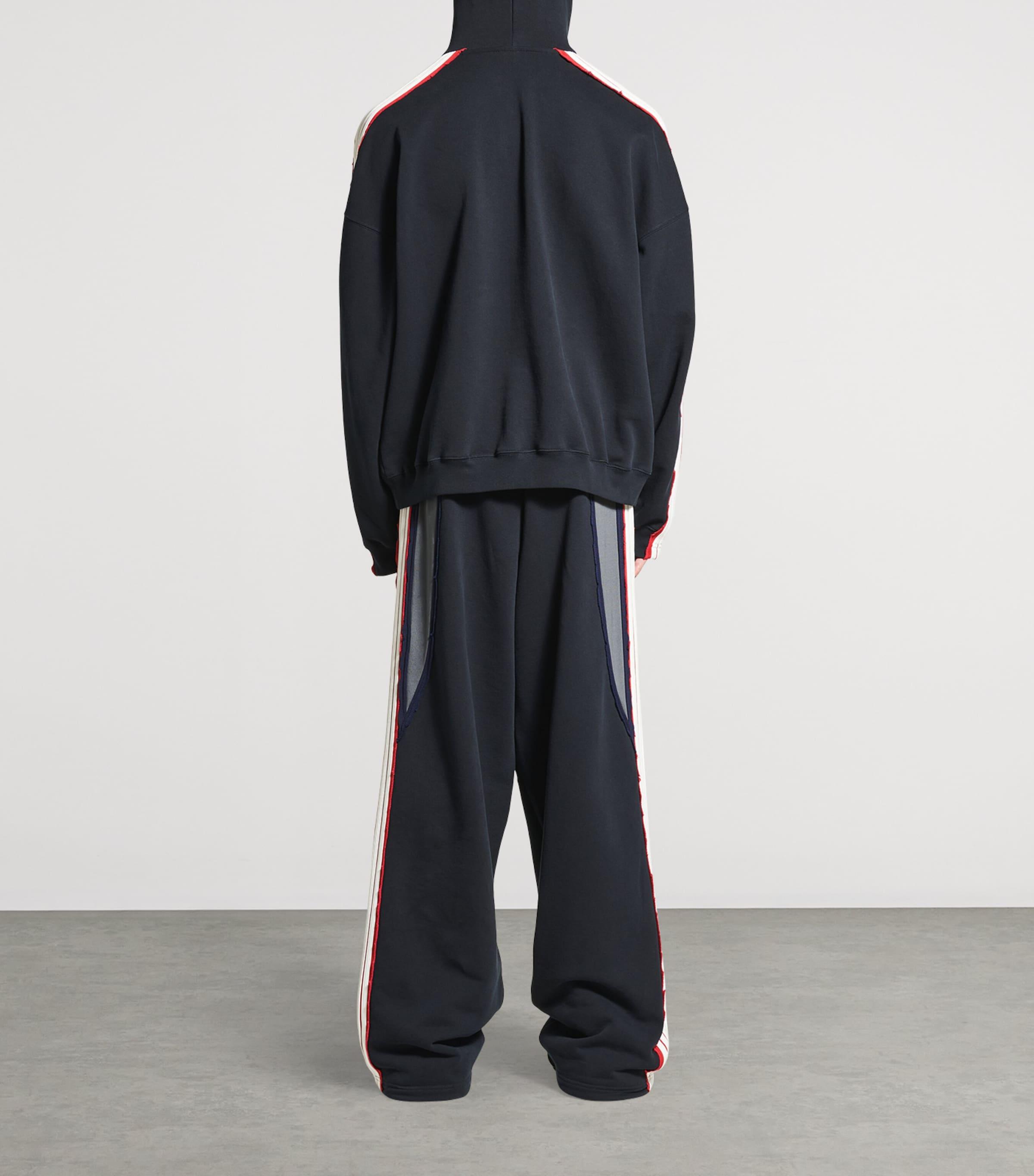 Balenciaga Unity Sports Icon Large Hoodie in Blue for Men | Lyst