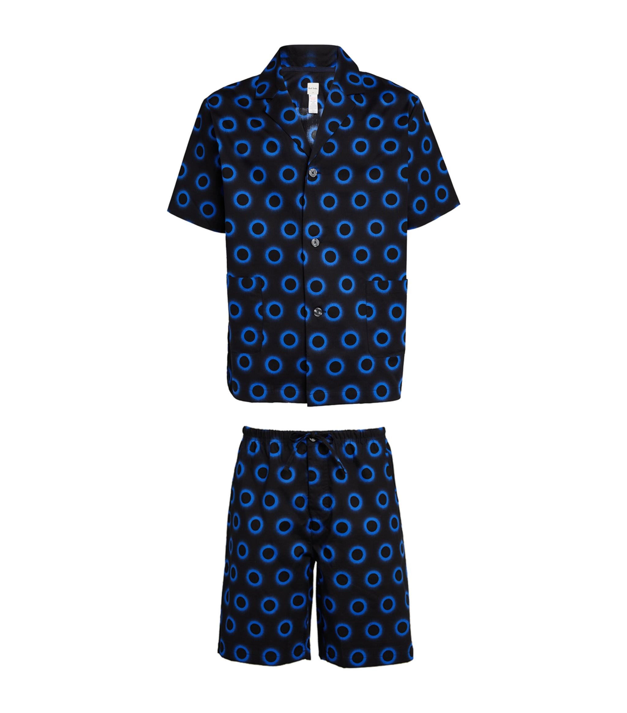 Paul Smith Glow Polka Dot Print Pyjama Set in Blue for Men | Lyst