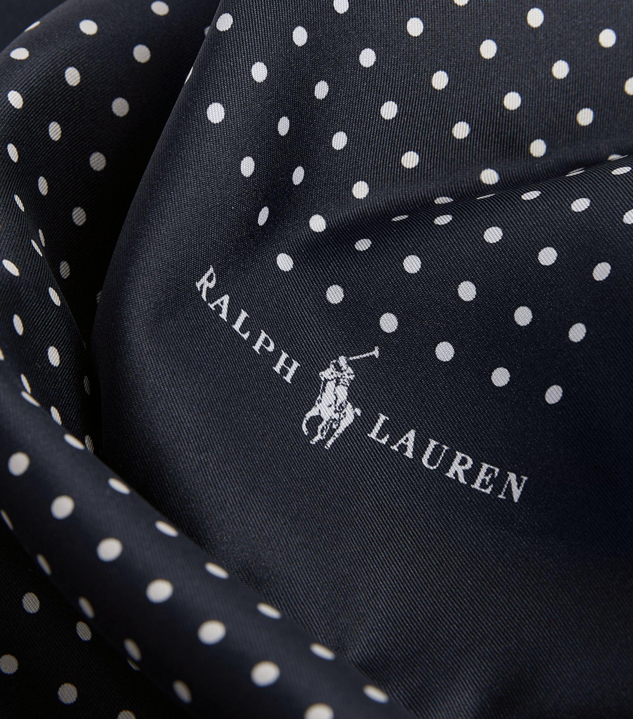 国内発 Polo Ralph Lauren Cotton Logo Dot Bandana 国内発 Polo Ralph Lauren Cotton Logo Dot Bandana Indigo