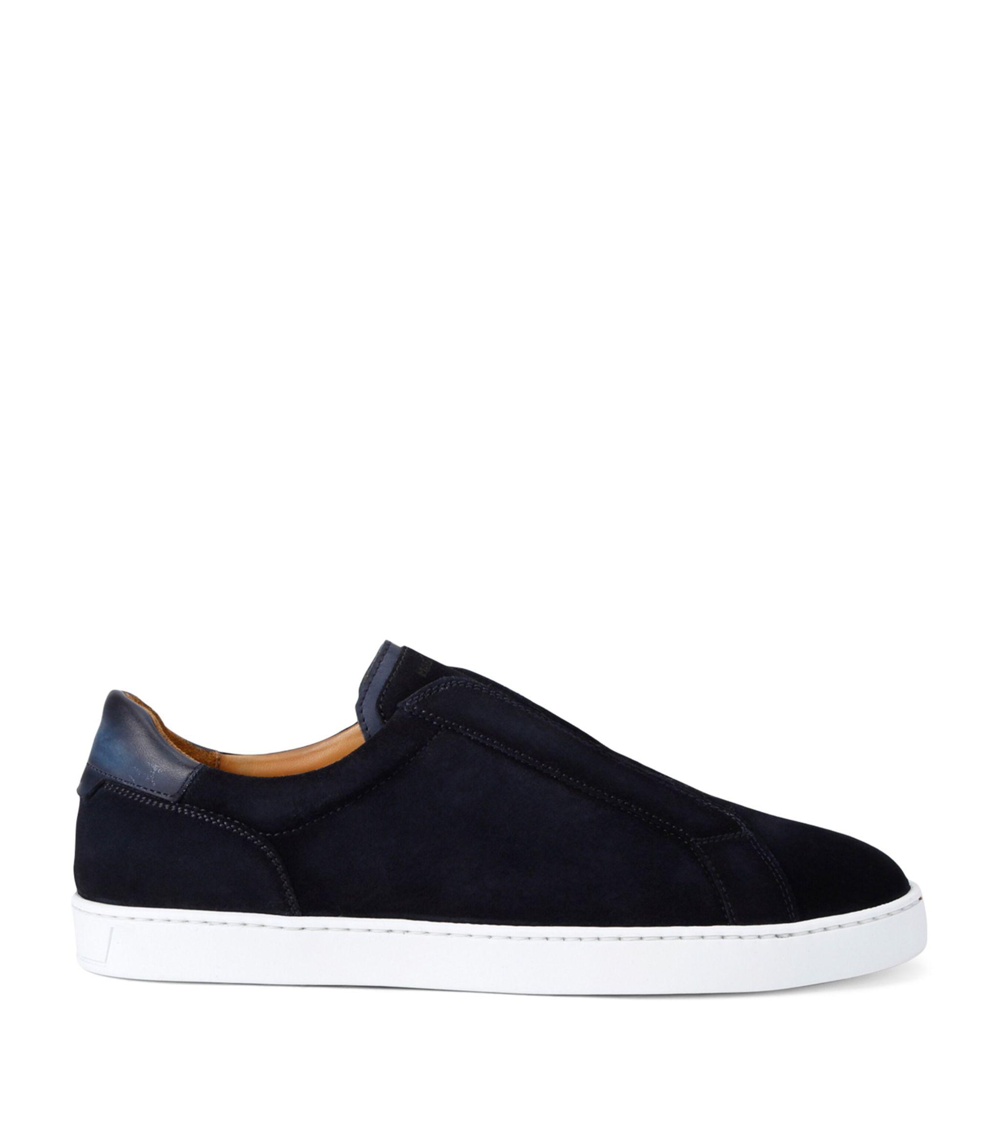 Magnanni Leather Laceless Sneakers in Blue for Men Lyst
