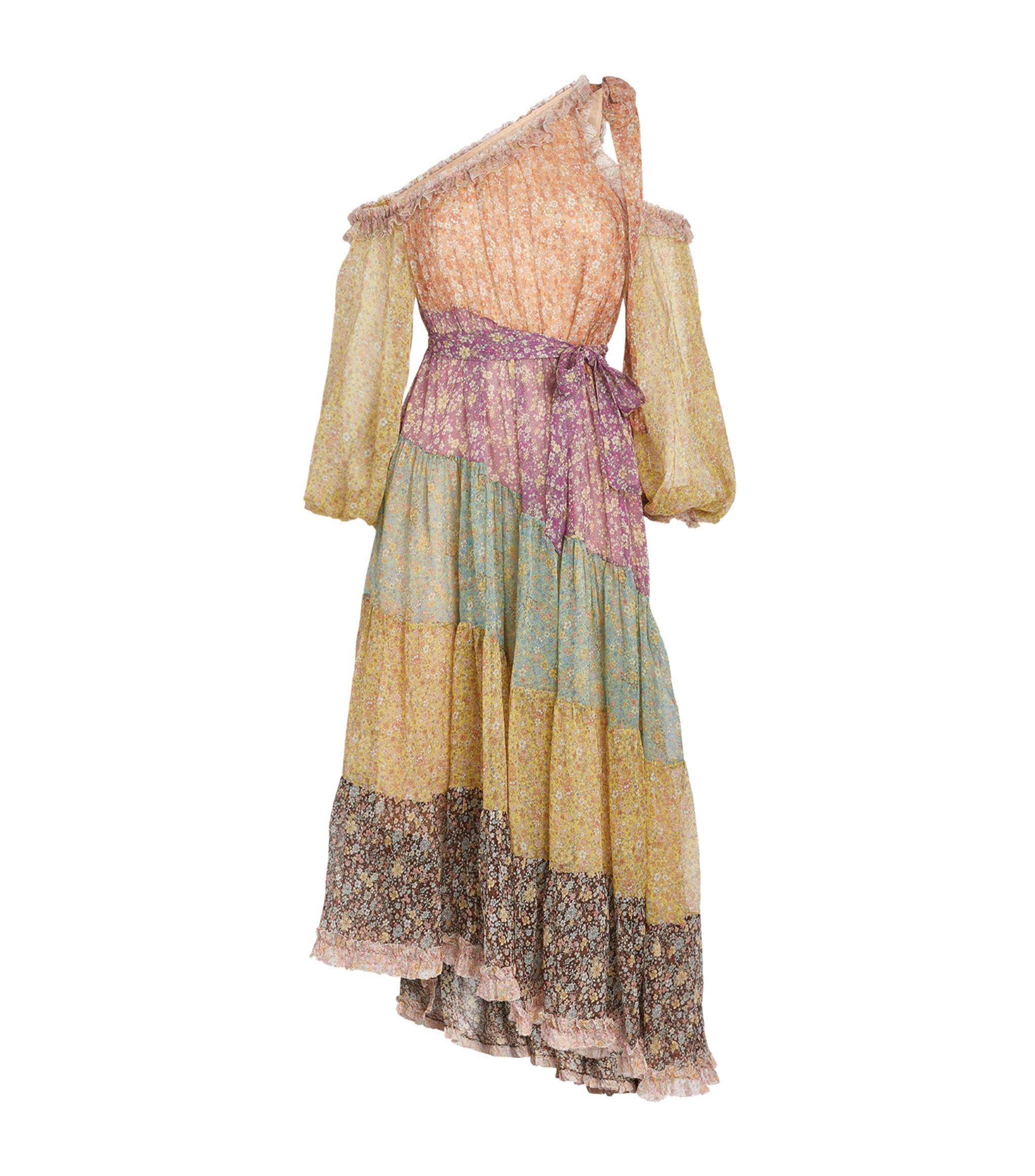 Zimmermann Silk Carnaby Floral Swing Dress - Lyst