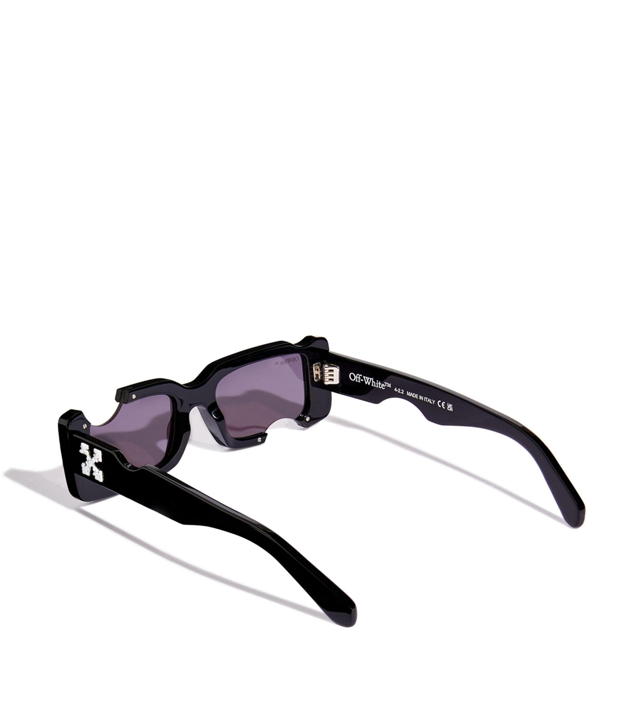サングラス Off-White Off-White - ATLANTA SUNGLASSES PURPLE DARK GREY Off-White Atlanta Purple Sunglasses - eye-oo.com