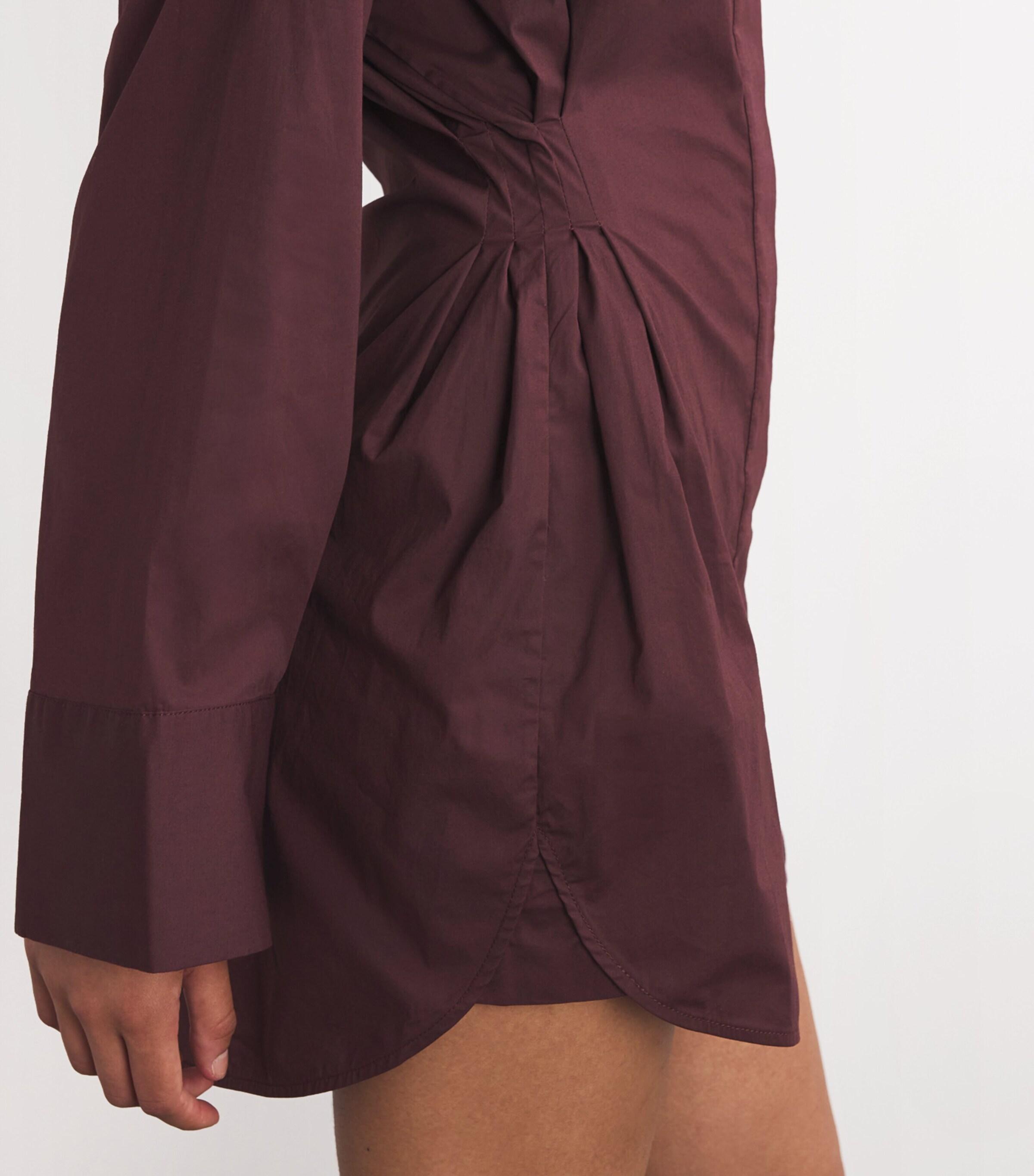 STAUD Cindy Shirt Mini Dress in Purple | Lyst
