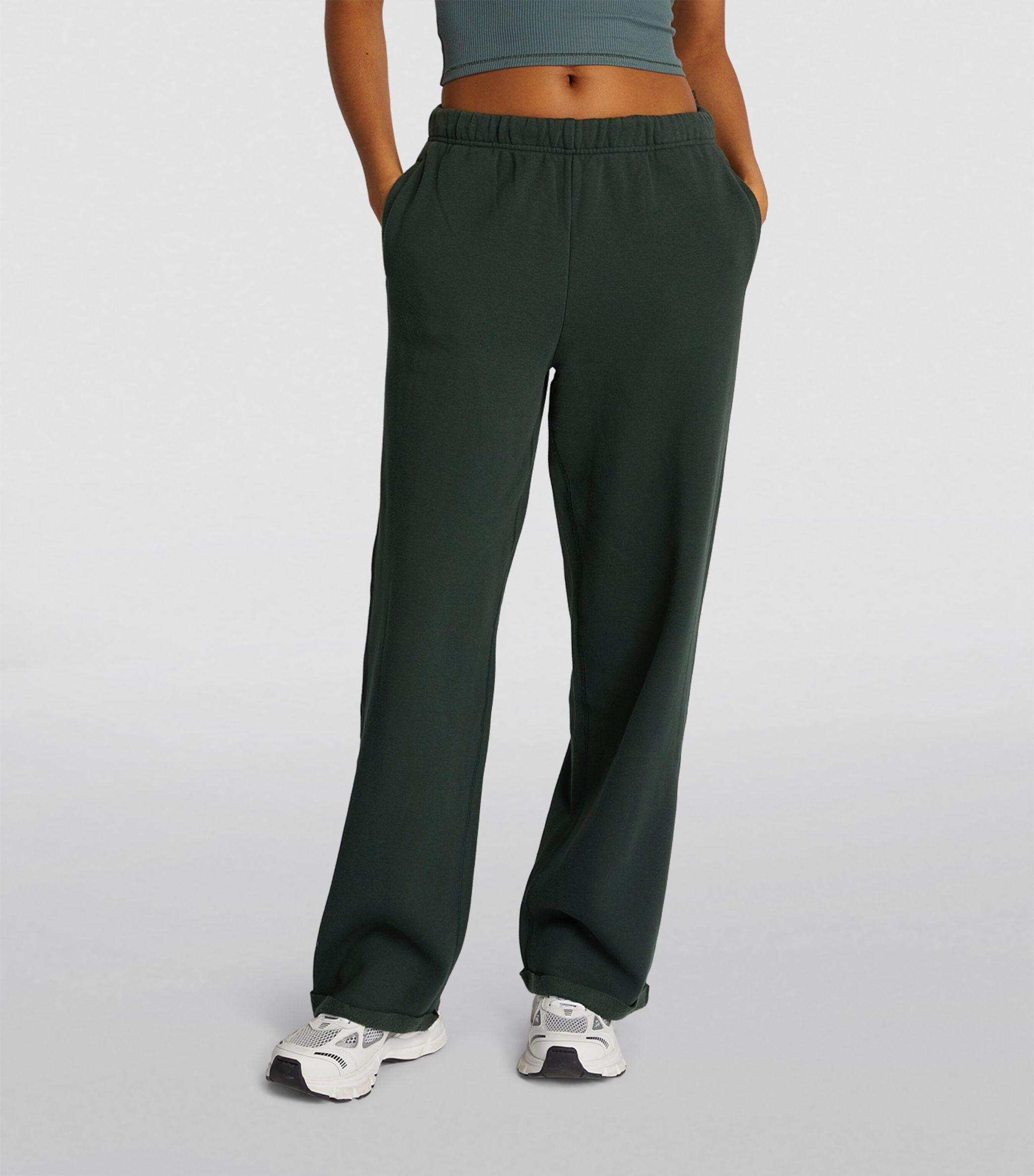Women's fleece straight leg sweatpants sale