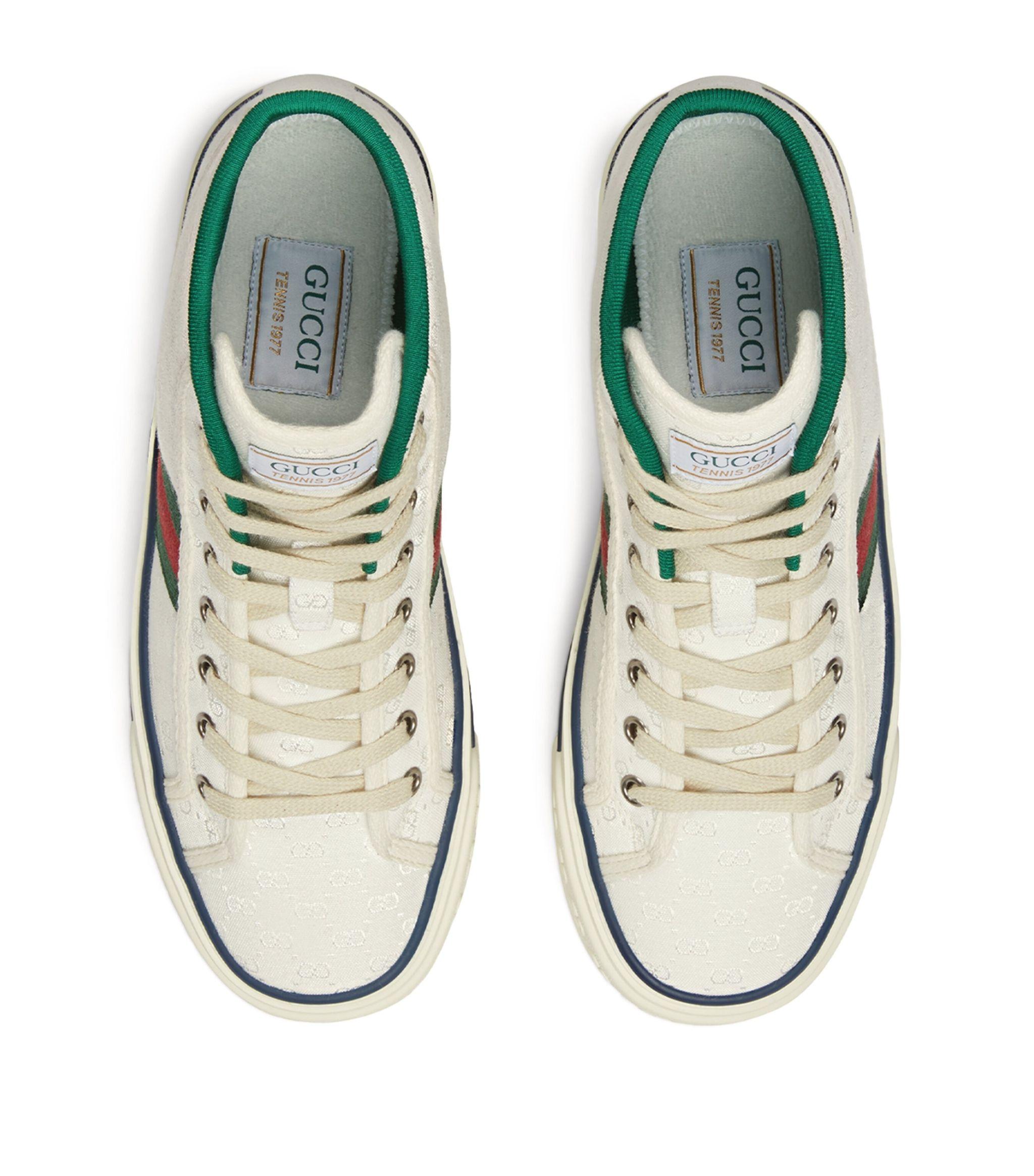 Gucci Tennis 1977 High Top GG (Women's) - 627838 HVK70 9765 - US