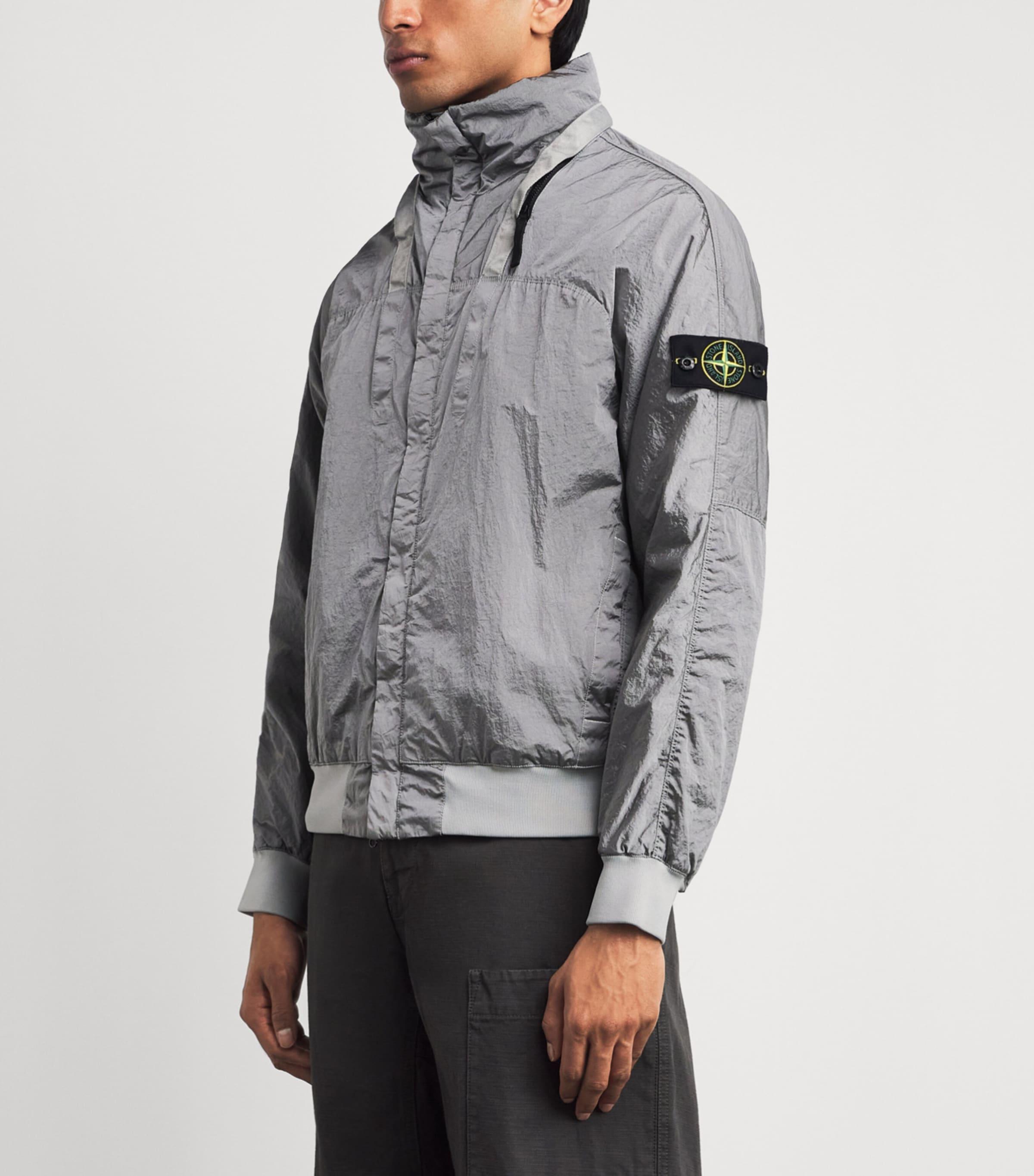 Stone Island Nylon Watro-Tc Jacket in Gray for Men | Lyst