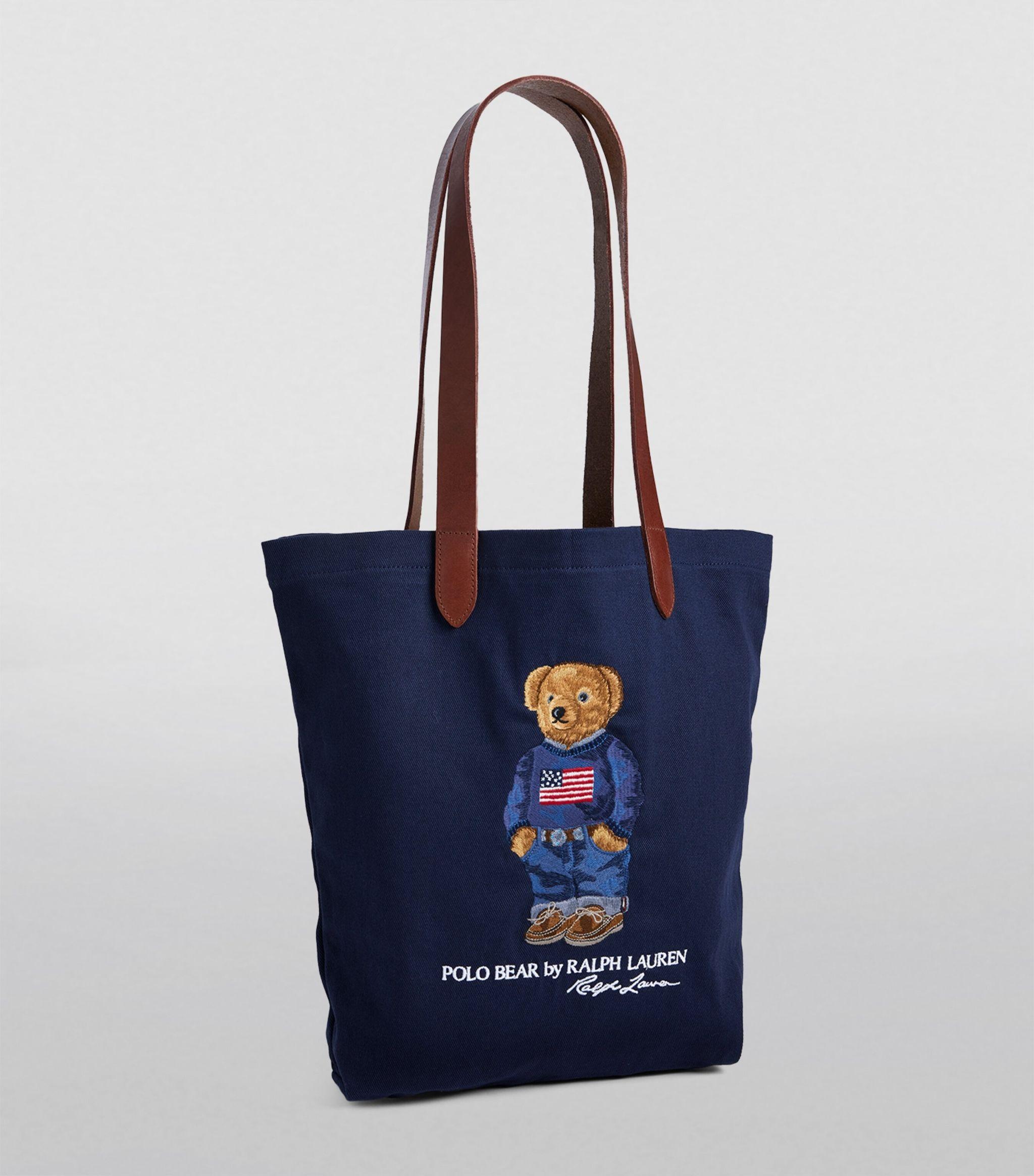 Polo Ralph Lauren Polo Bear Tote Bag in Blue for Men Lyst UK
