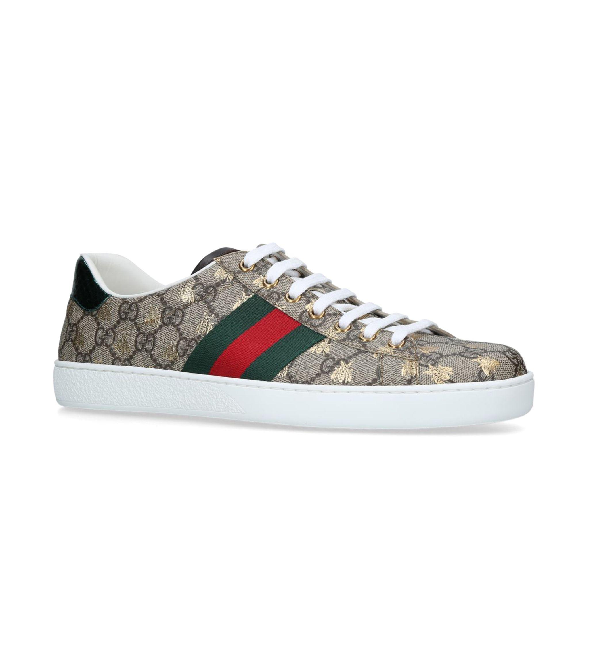 Gucci Canvas Golden Bumblebee Ace Sneakers for Men - Lyst