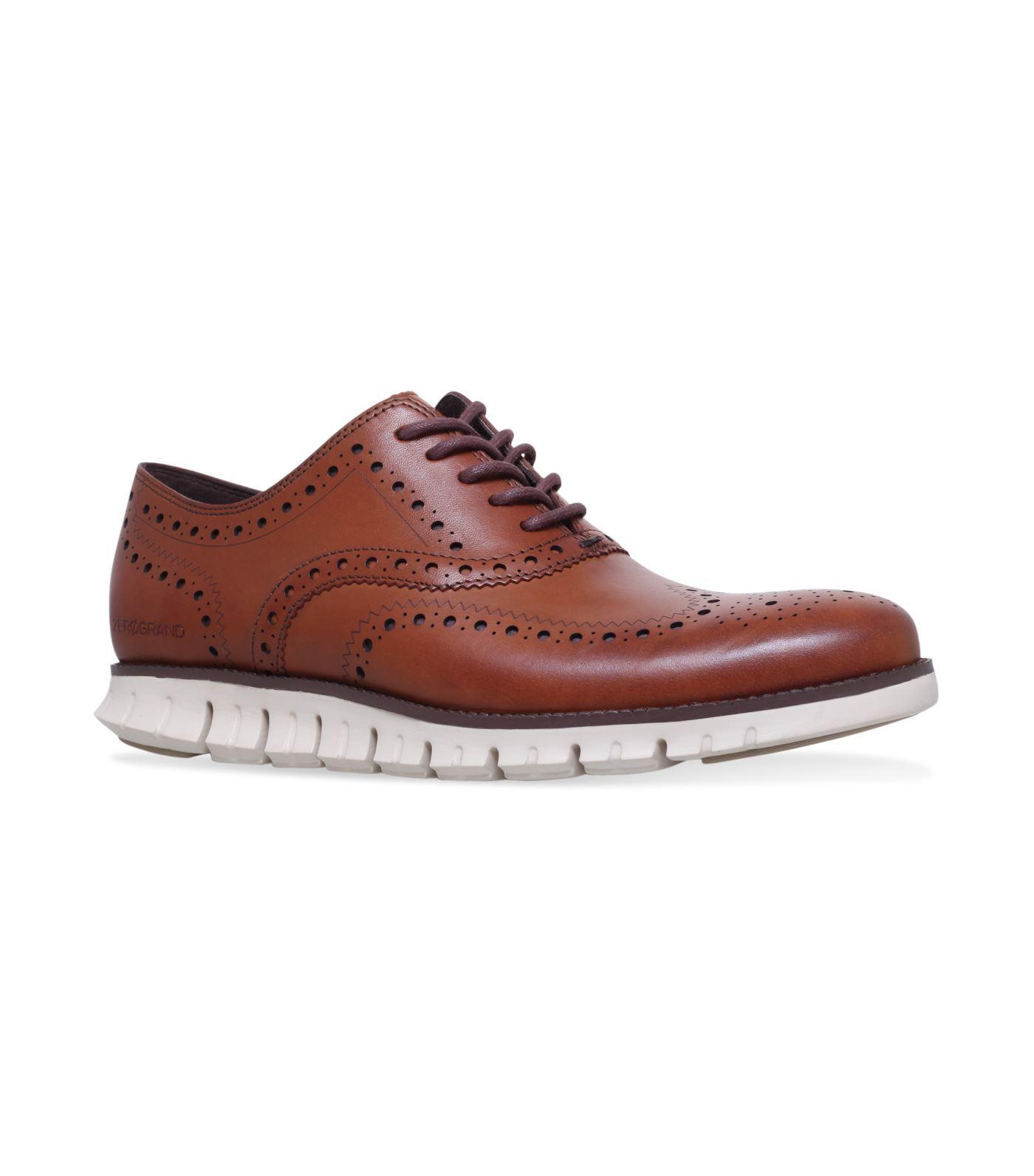 cole haan brown wingtip