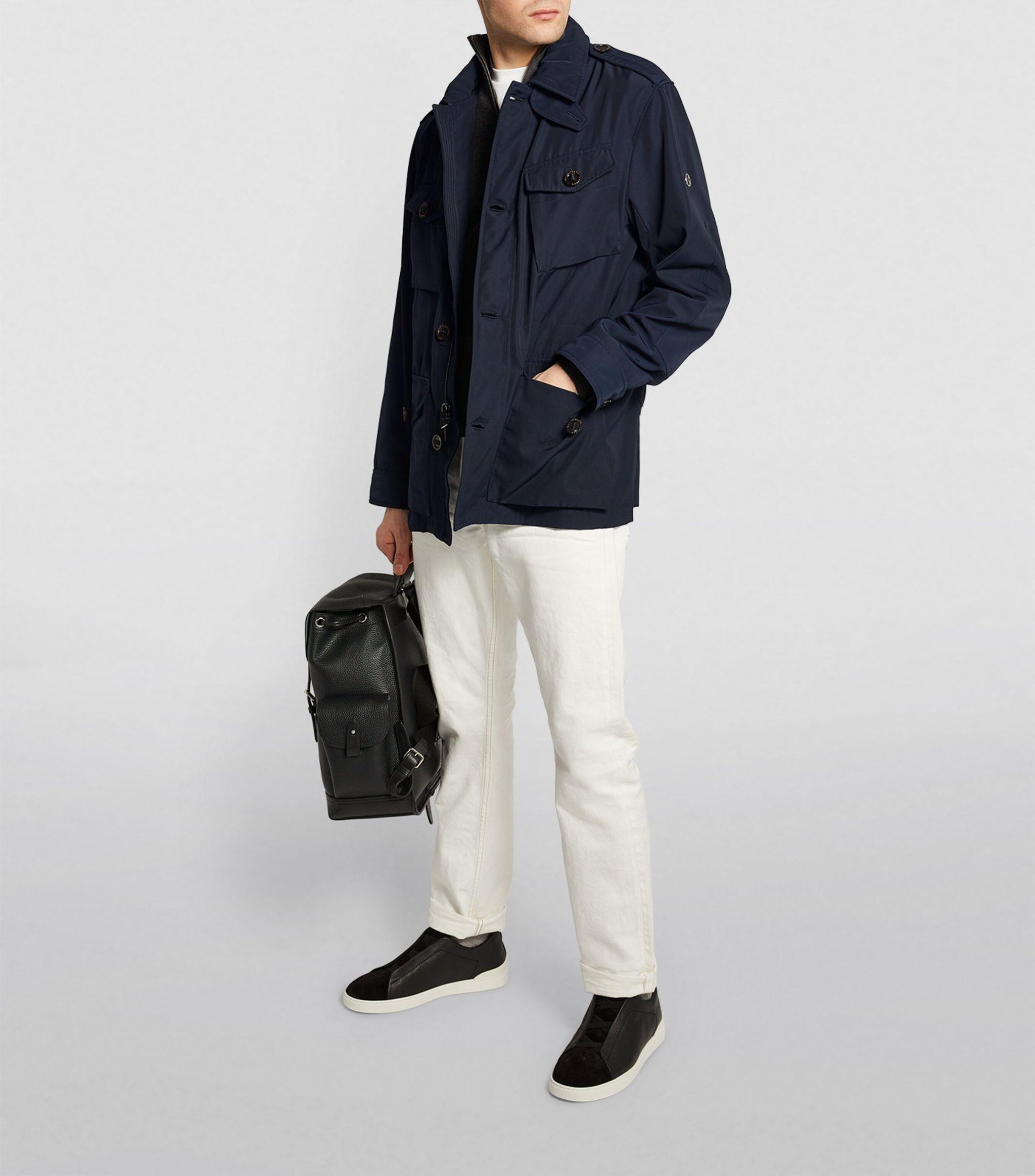 Ralph Lauren Purple Label Wrexham Field Jacket in Blue for Men | Lyst