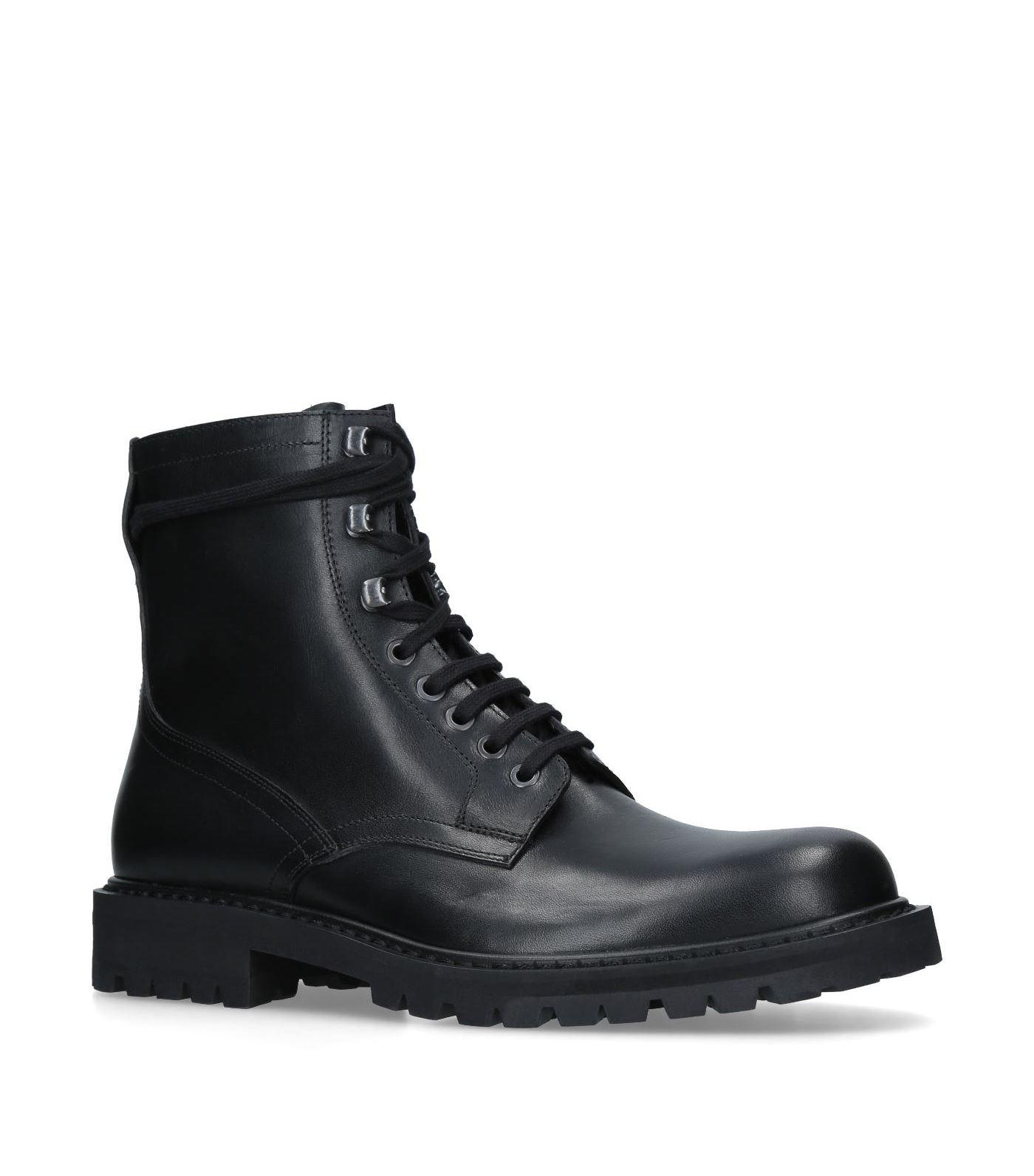 dries van noten combat boots