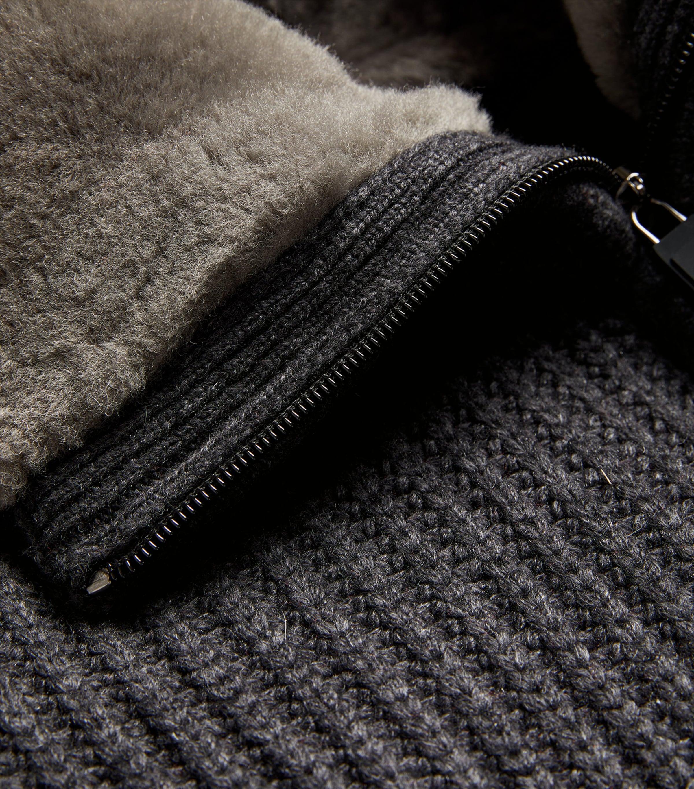 Giorgio Armani Cashmere Funnel Neck Sweater in Black for Men Lyst Canada