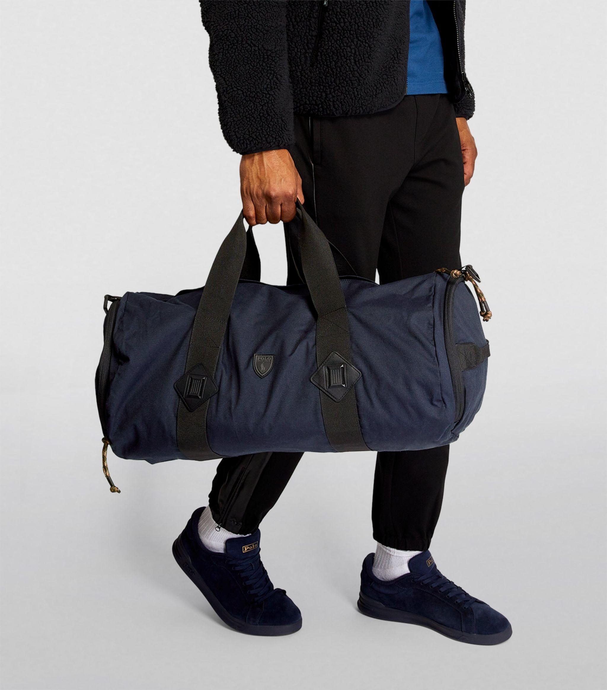 RLX Ralph Lauren Canvas Duffle Bag in Blue for Men | Lyst