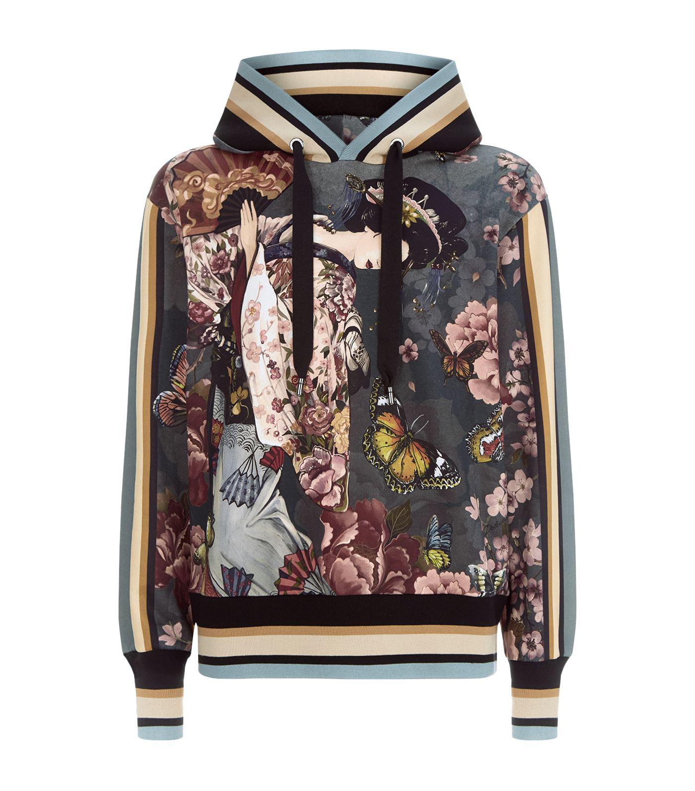 japanese flower hoodie