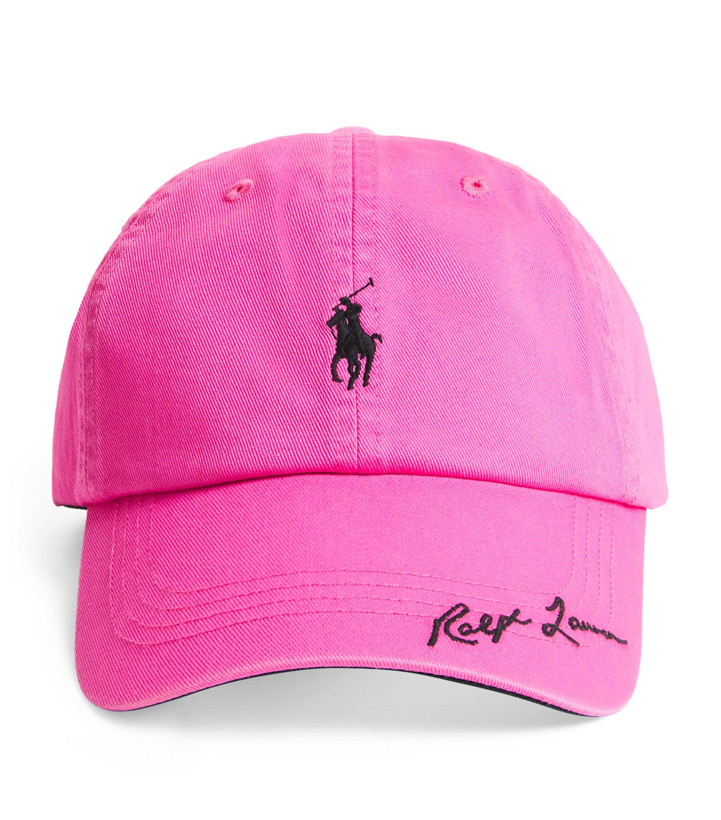 Polo Ralph Lauren Cotton Polo Pony Baseball Cap in Pink for Men