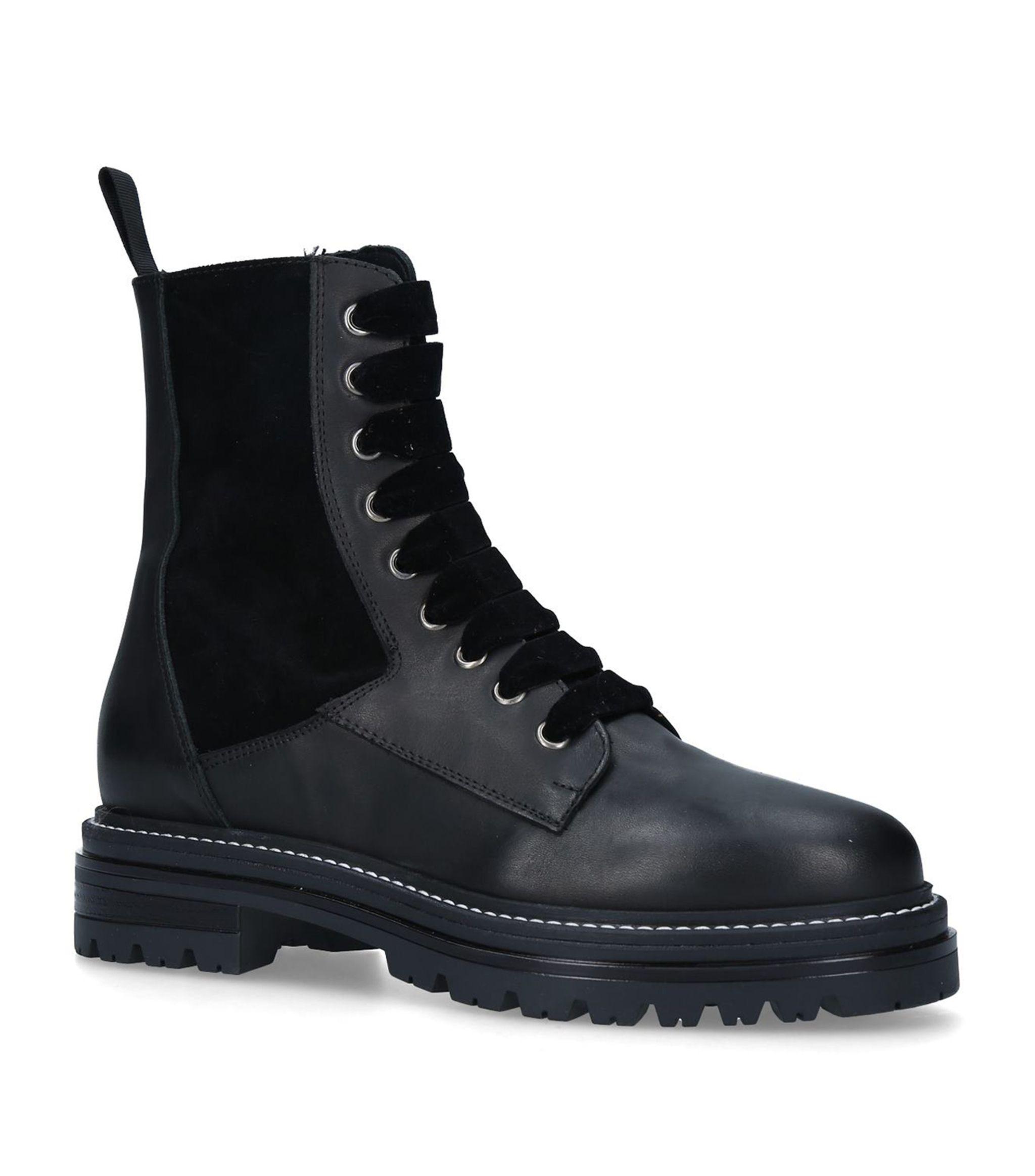 carvela lace up boots
