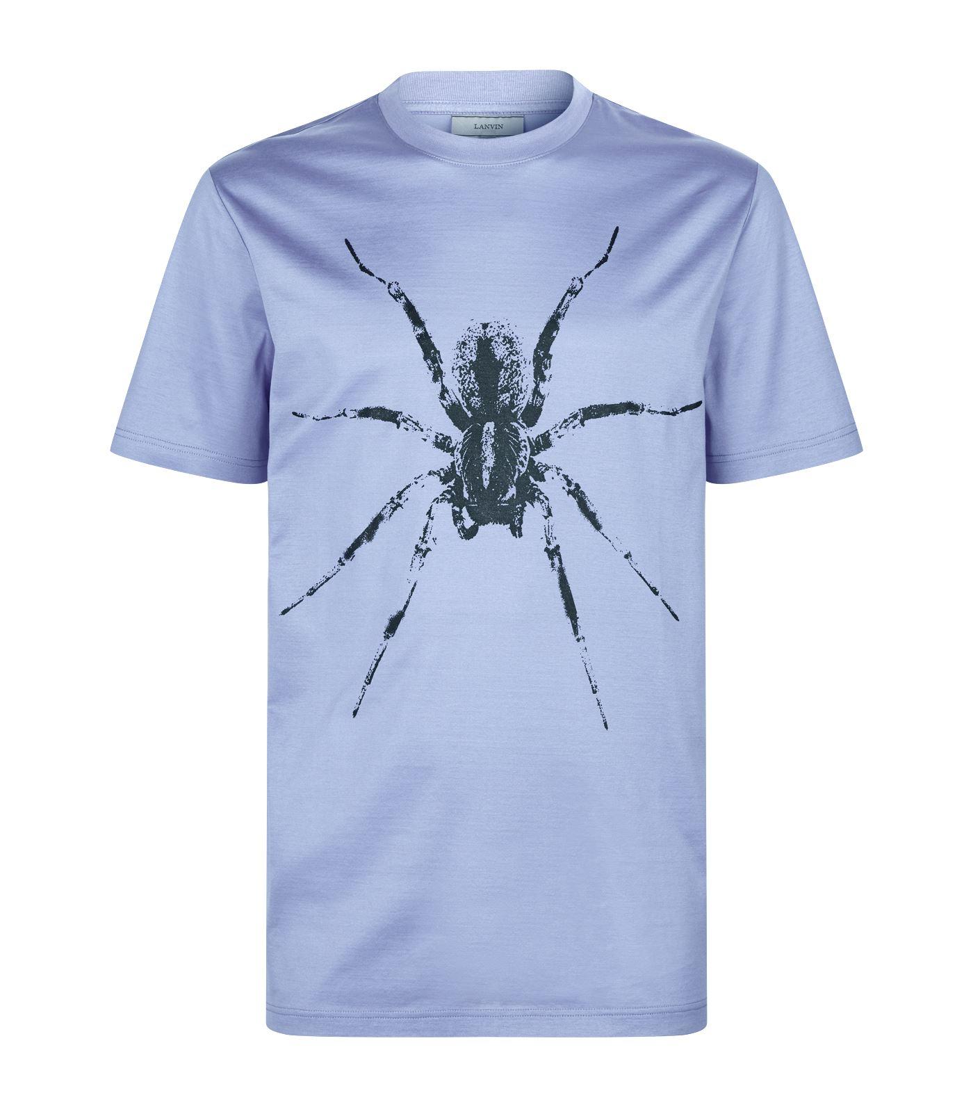 blue lanvin spider t shirt