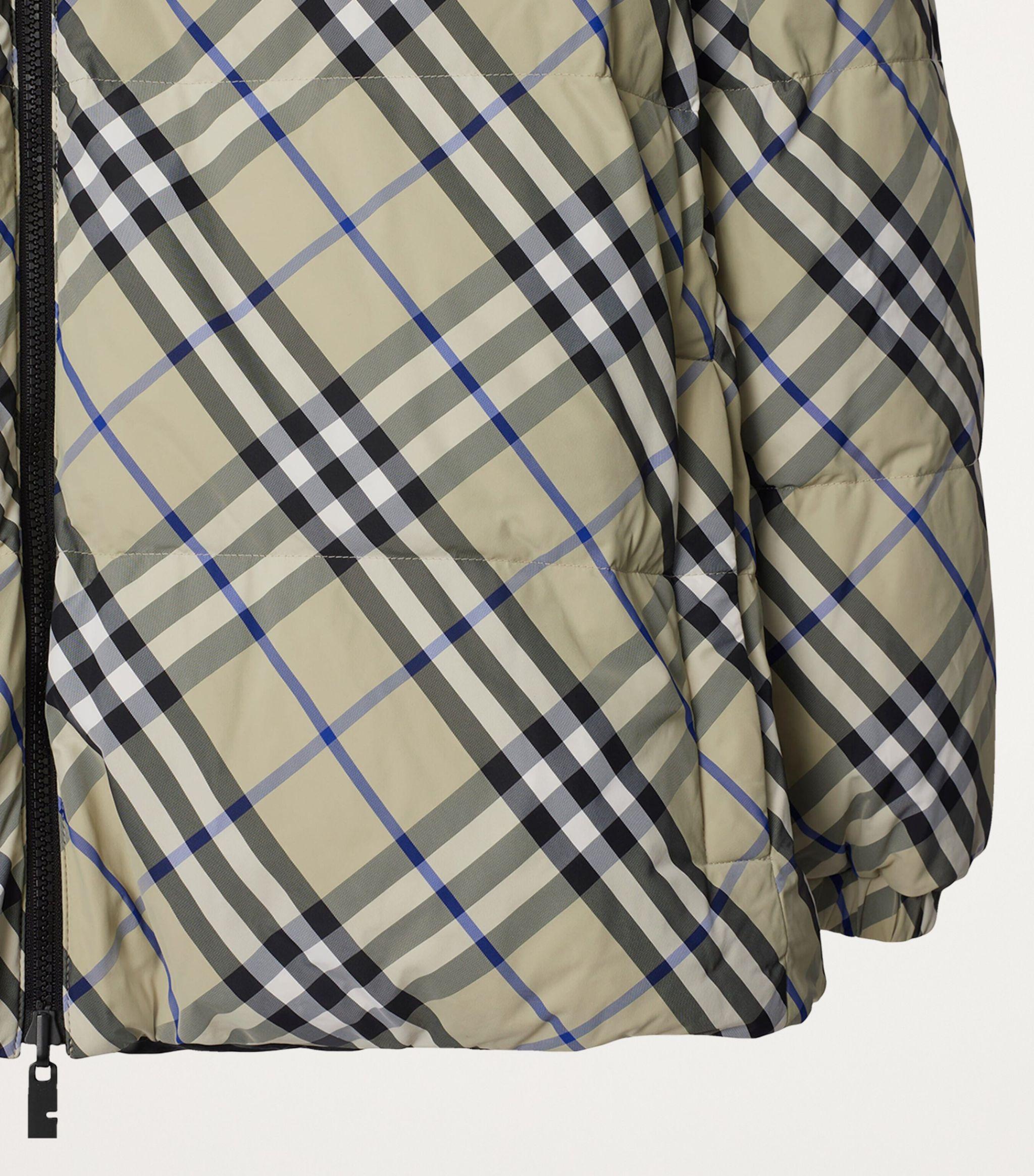 Burberry Down Reversible Puffer Jacket in Grey for Men Lyst UK