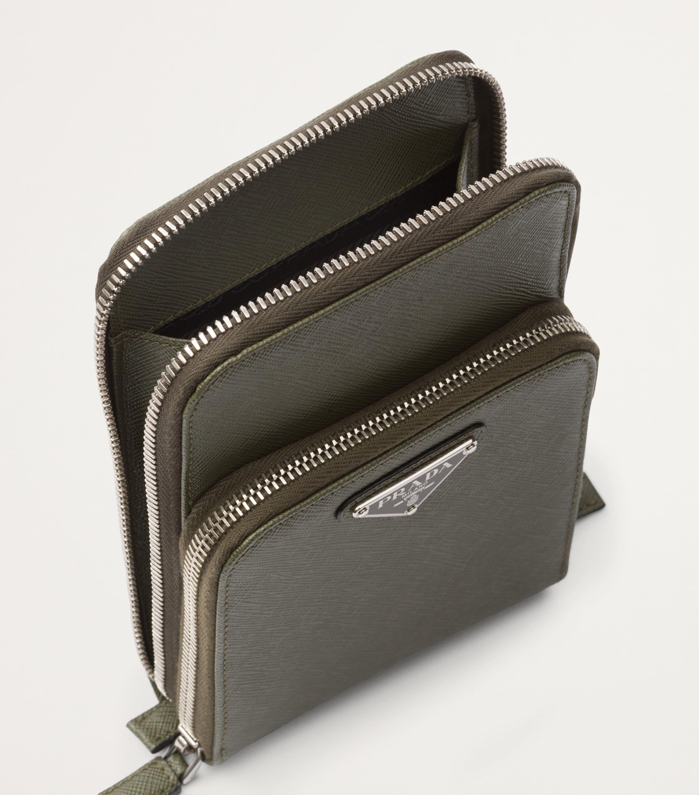Prada saffiano leather phone case sale