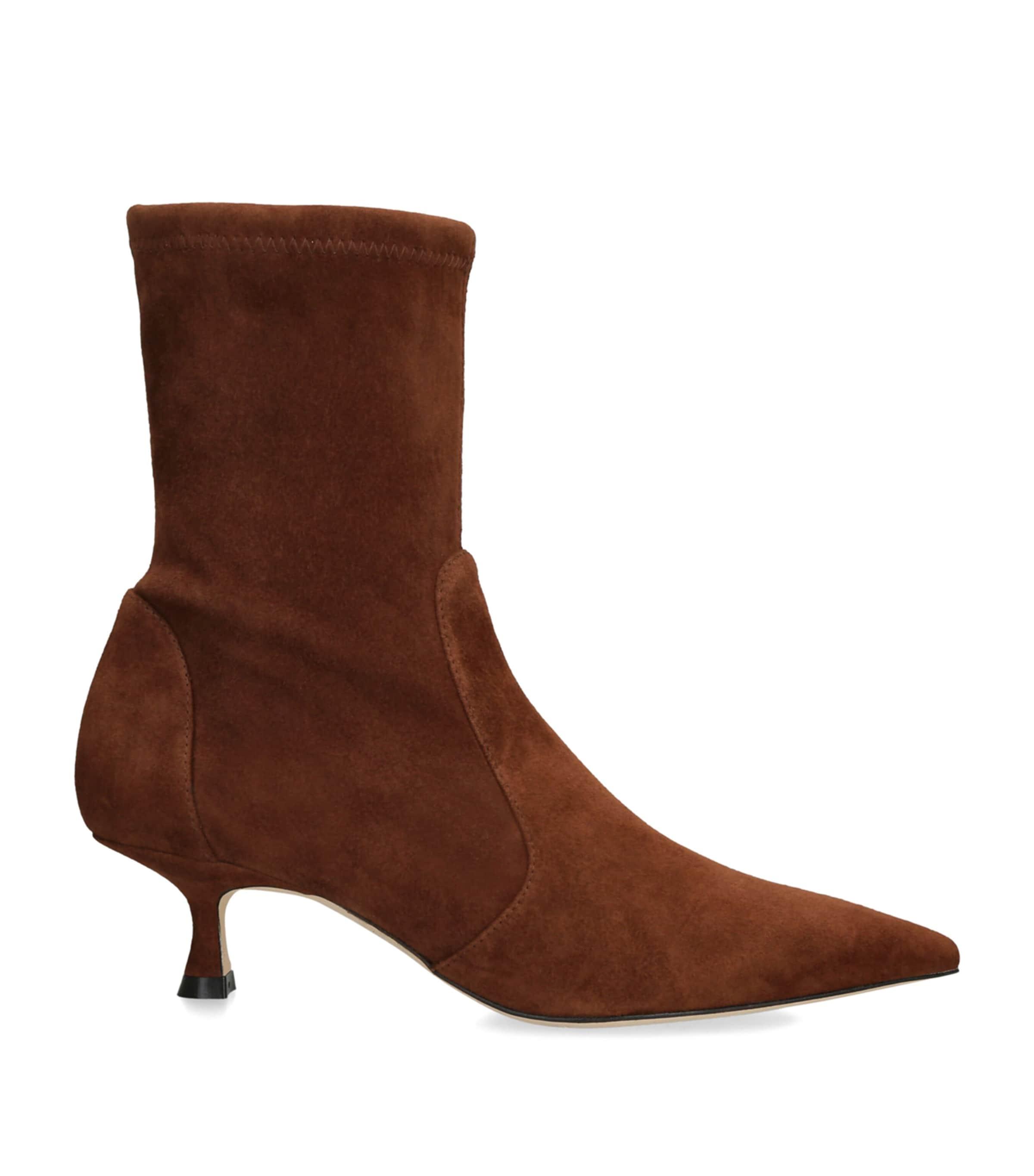 Stuart weitzman tan suede boots new arrivals