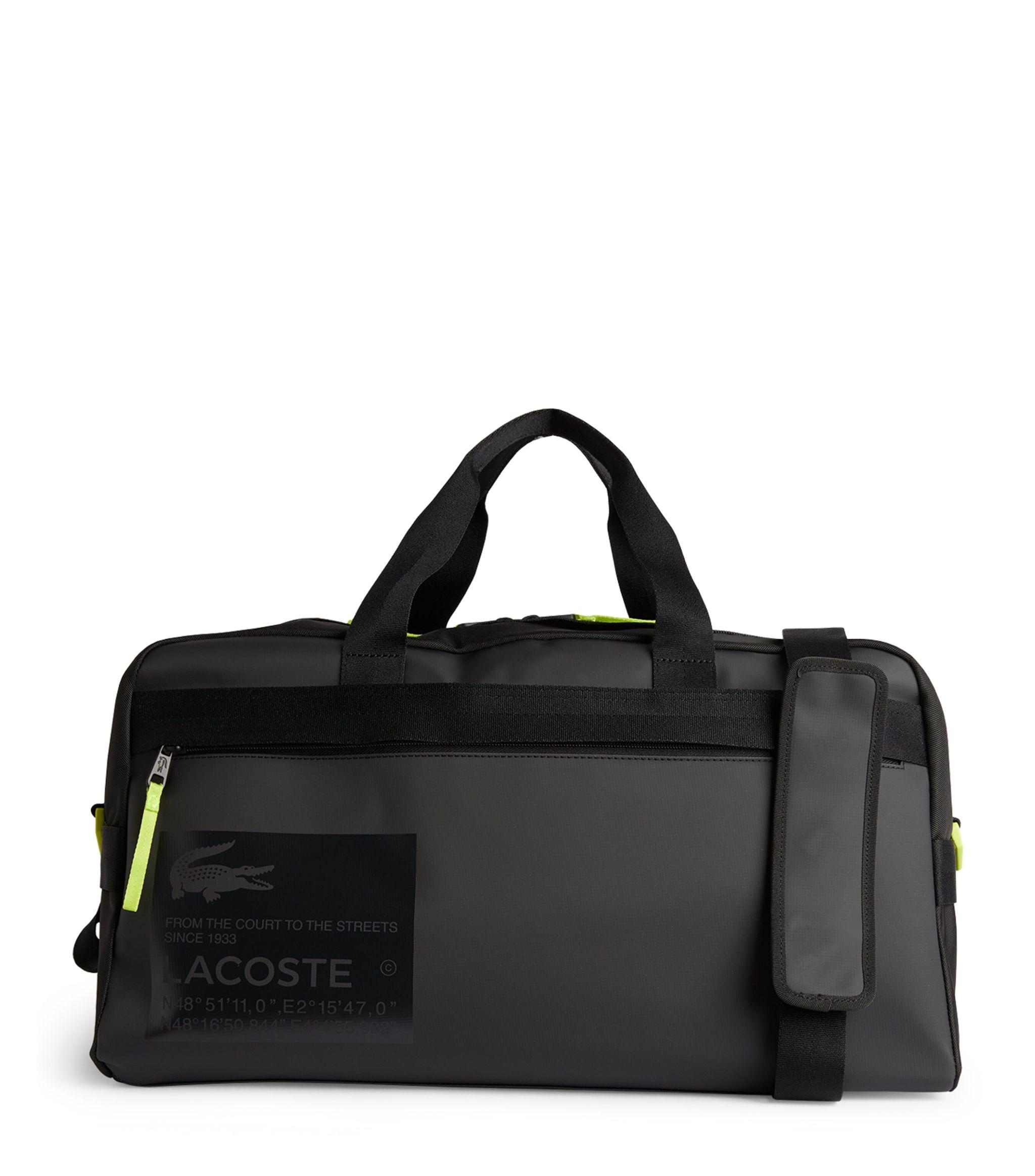 Lacoste Coated Holdall in Black for Men Lyst