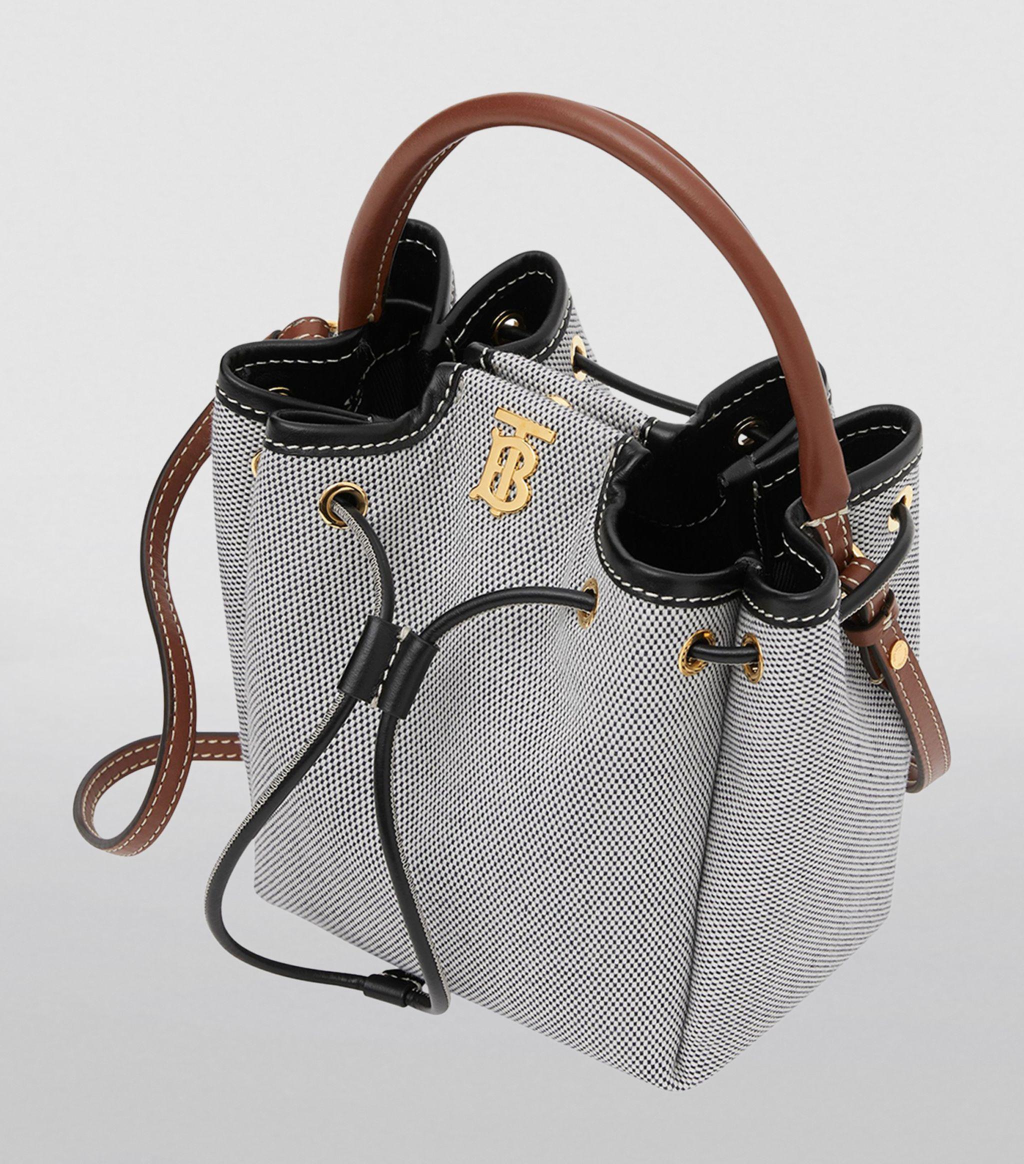 tb monogram bucket bag