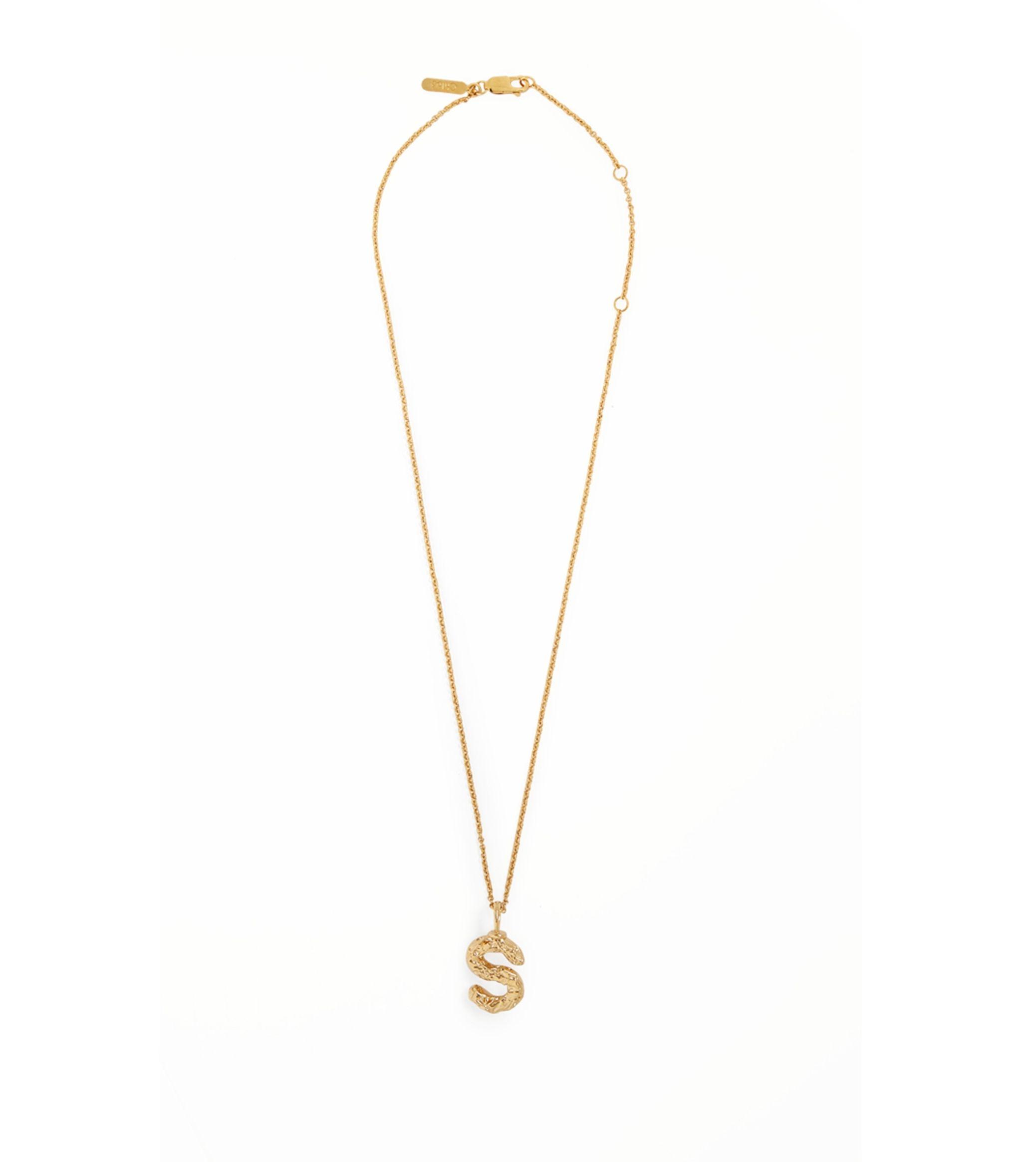 Chloé Hinged Alphabet Necklace in Gold (Metallic) - Save 2% - Lyst