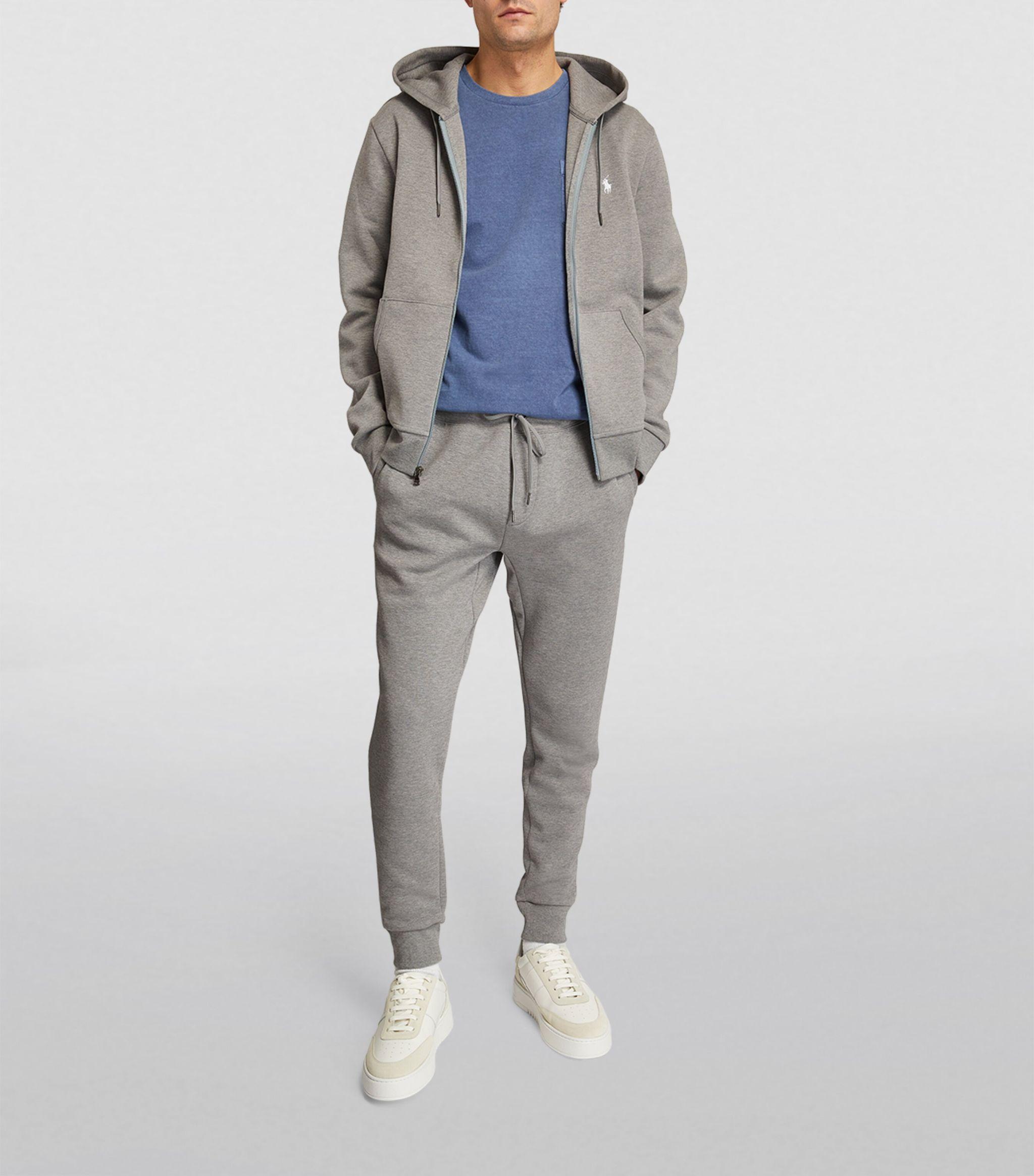 polo jacket and sweatpants