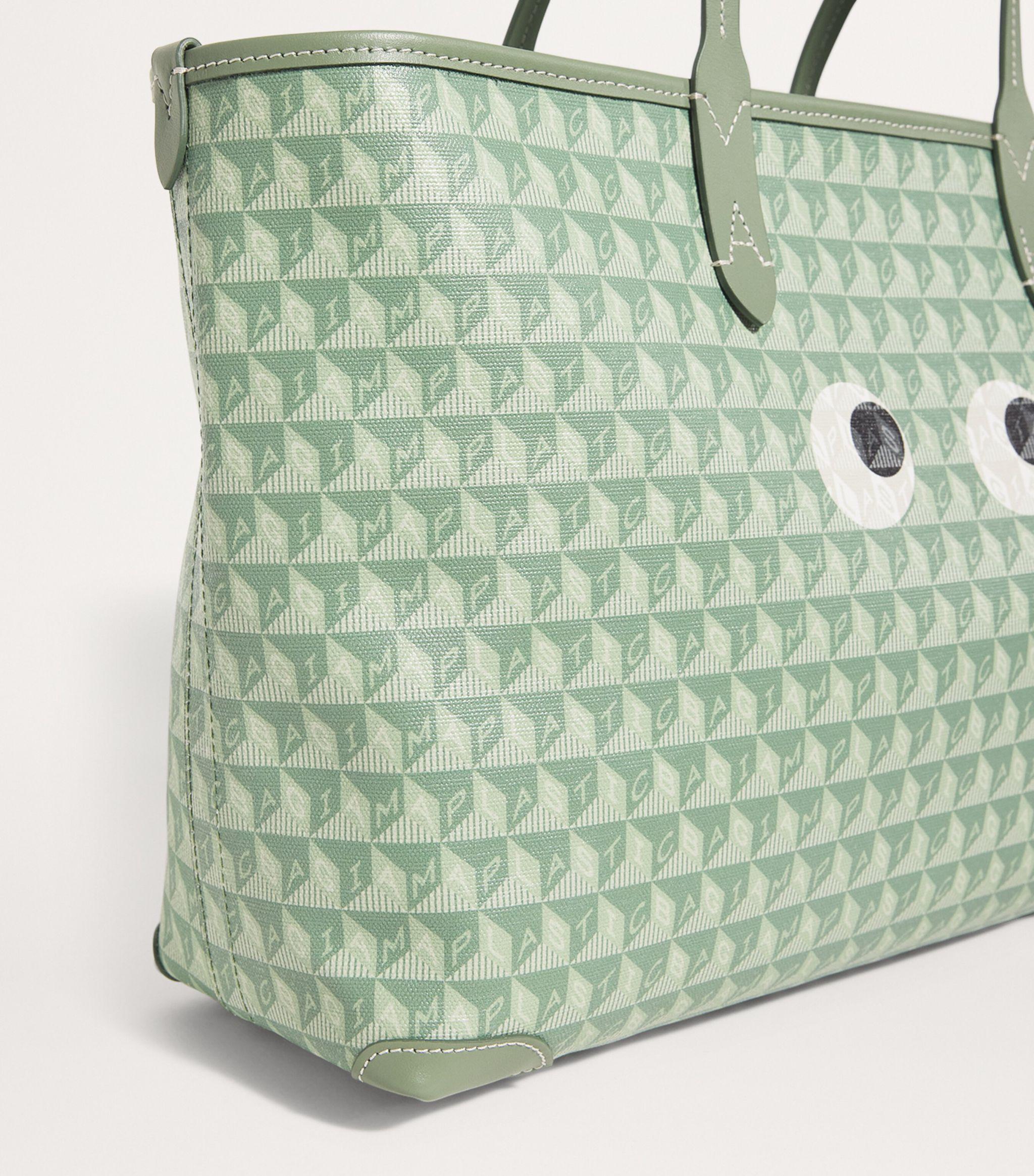 Anya Hindmarch I Am A Plastic Bag Eyes Tote Bag in Green | Lyst