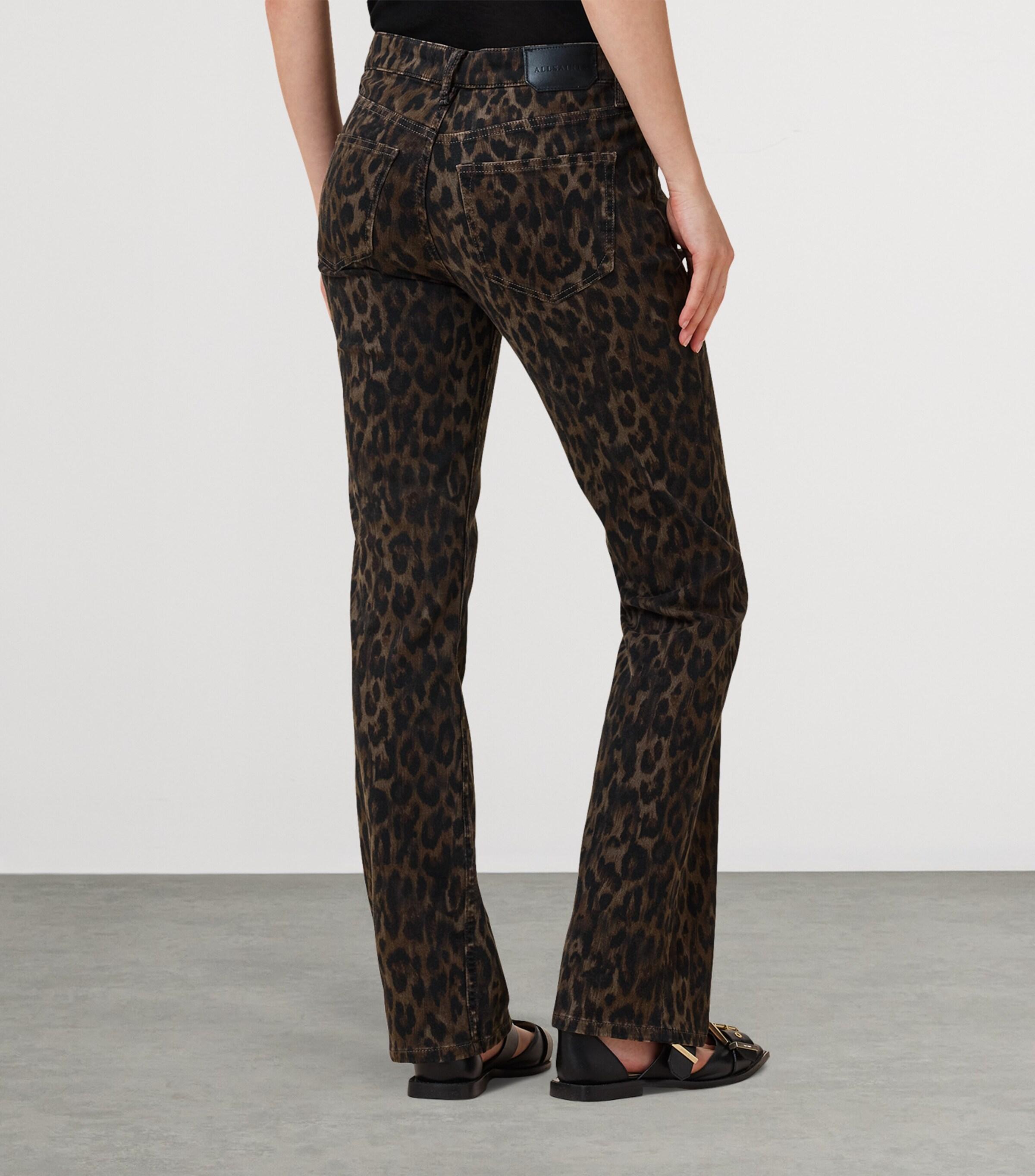 Boohoo Skinny Jeans Leopard Print Designer Leopard Jeans For