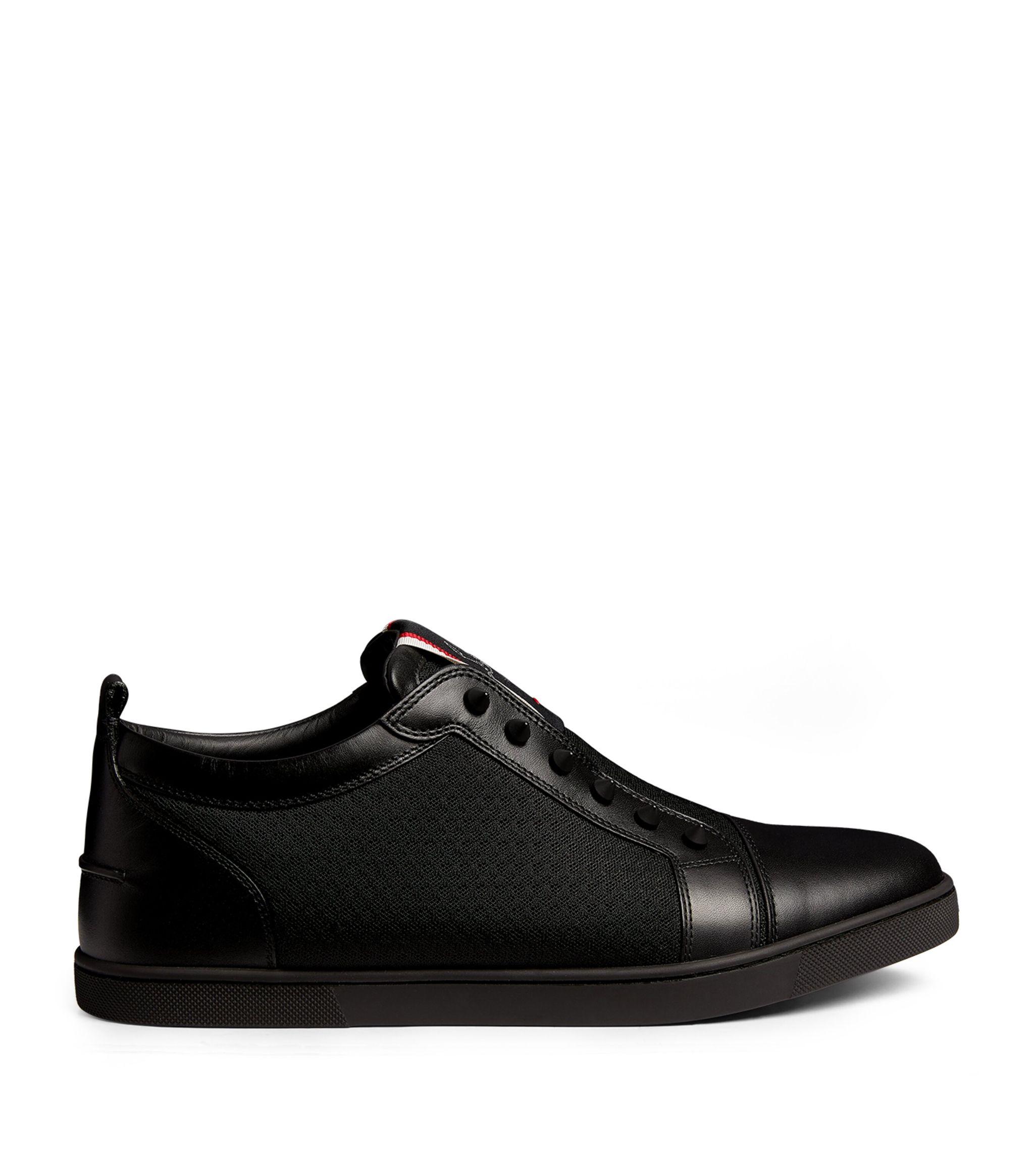 Christian Louboutin F.a.v. Fique A Vontade Slipon Sneakers in Black for Men Lyst
