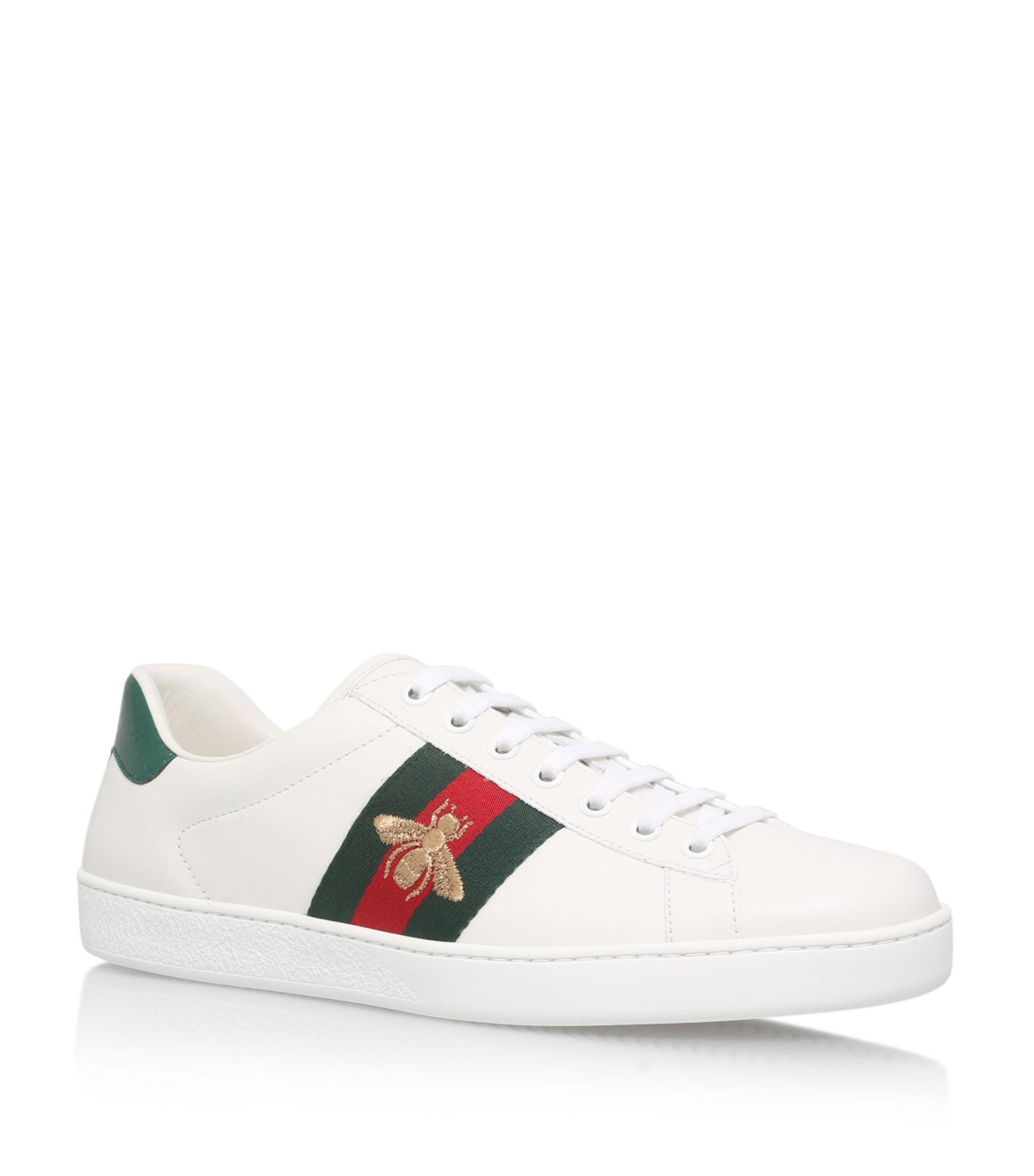 new ace webbed low top sneaker gucci