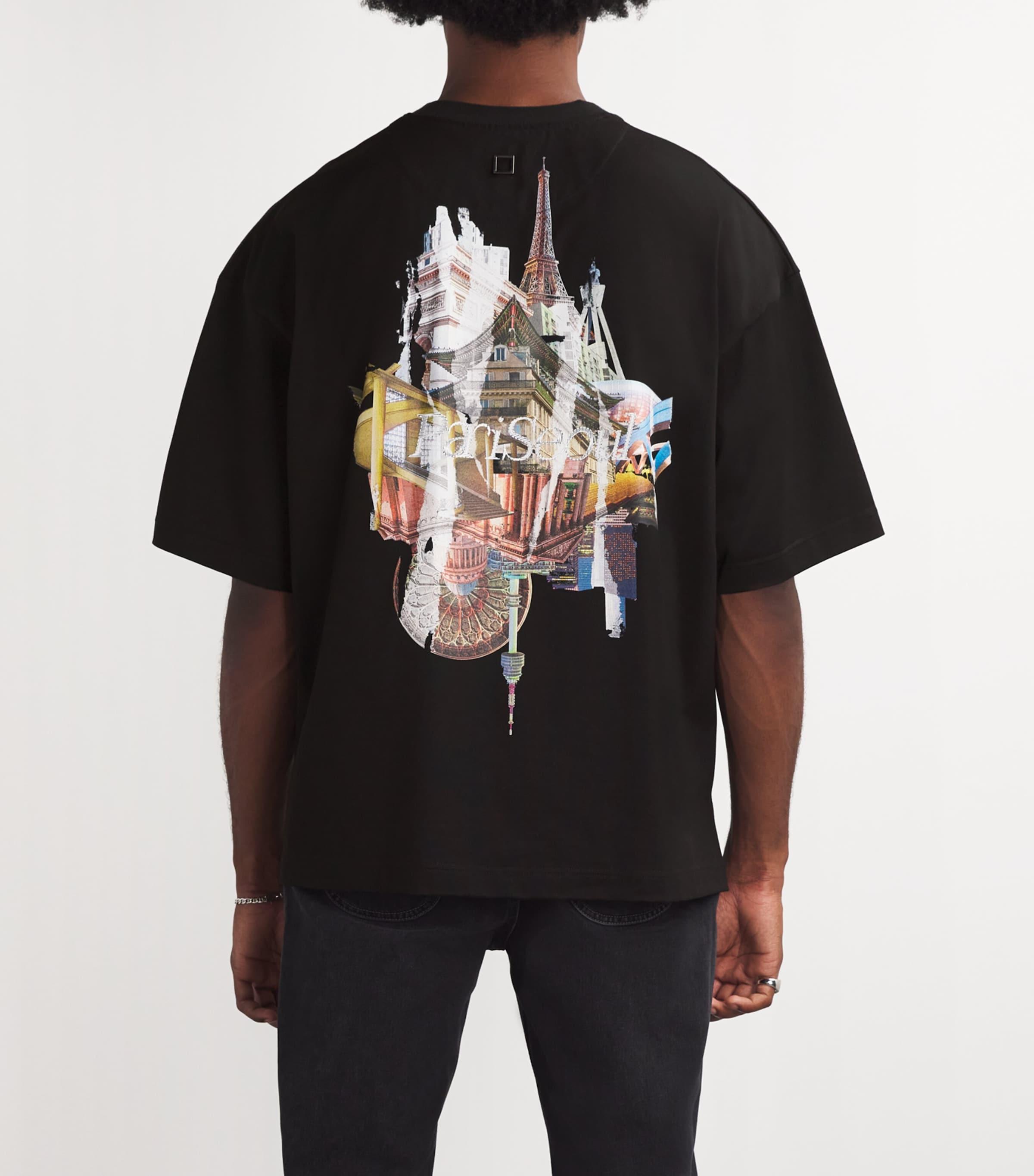 WOOYOUNGMI Cotton Pariseoul Print T-Shirt in Black for Men | Lyst