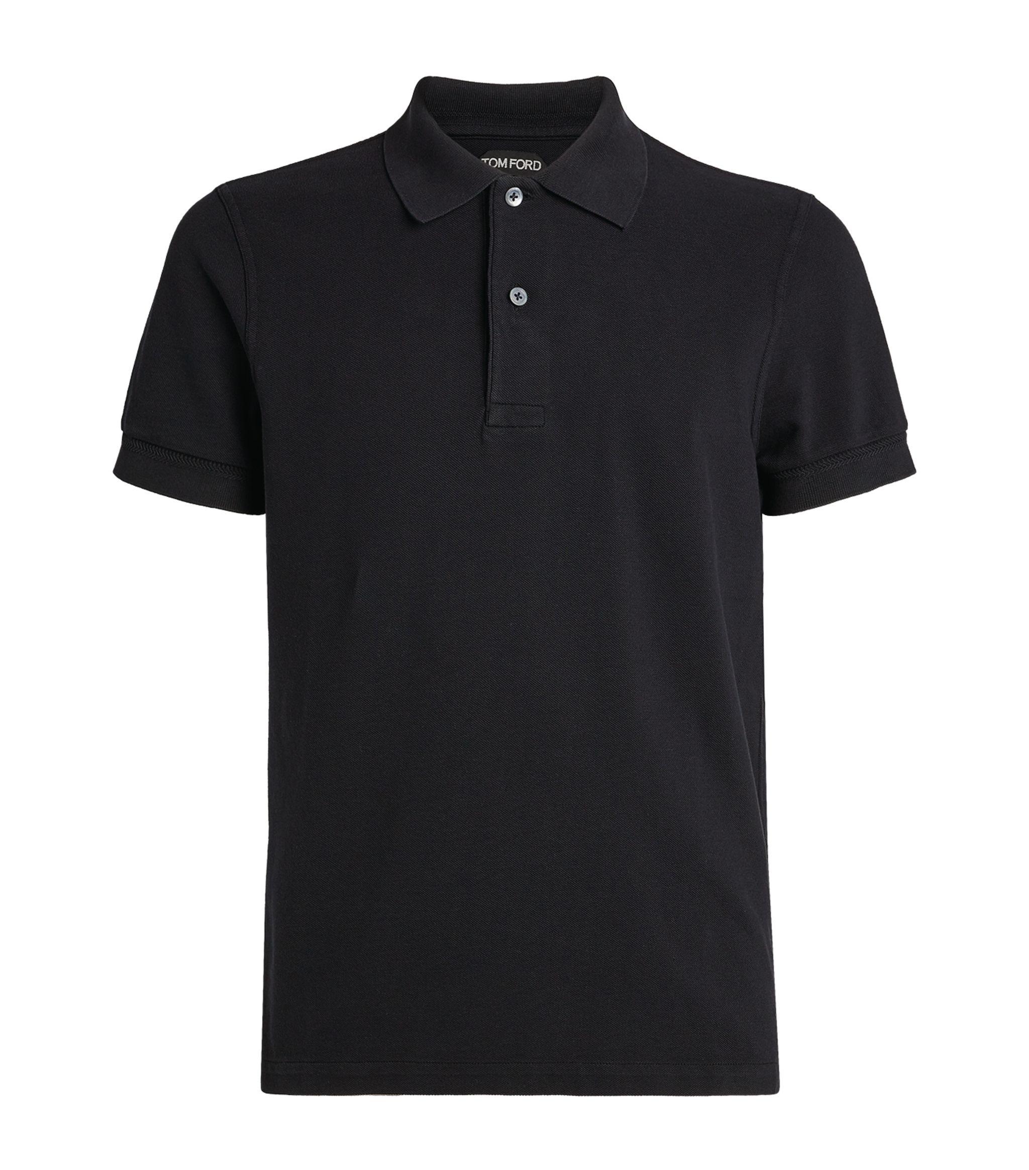 Tom Ford Cotton Tennis Polo Shirt in Blue for Men - Lyst