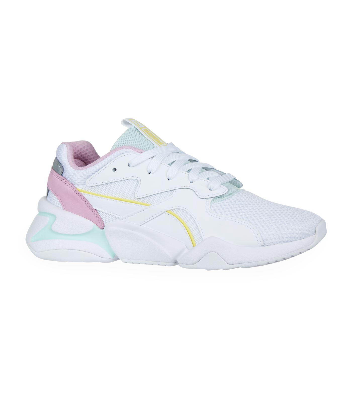 puma nova mesh trainers
