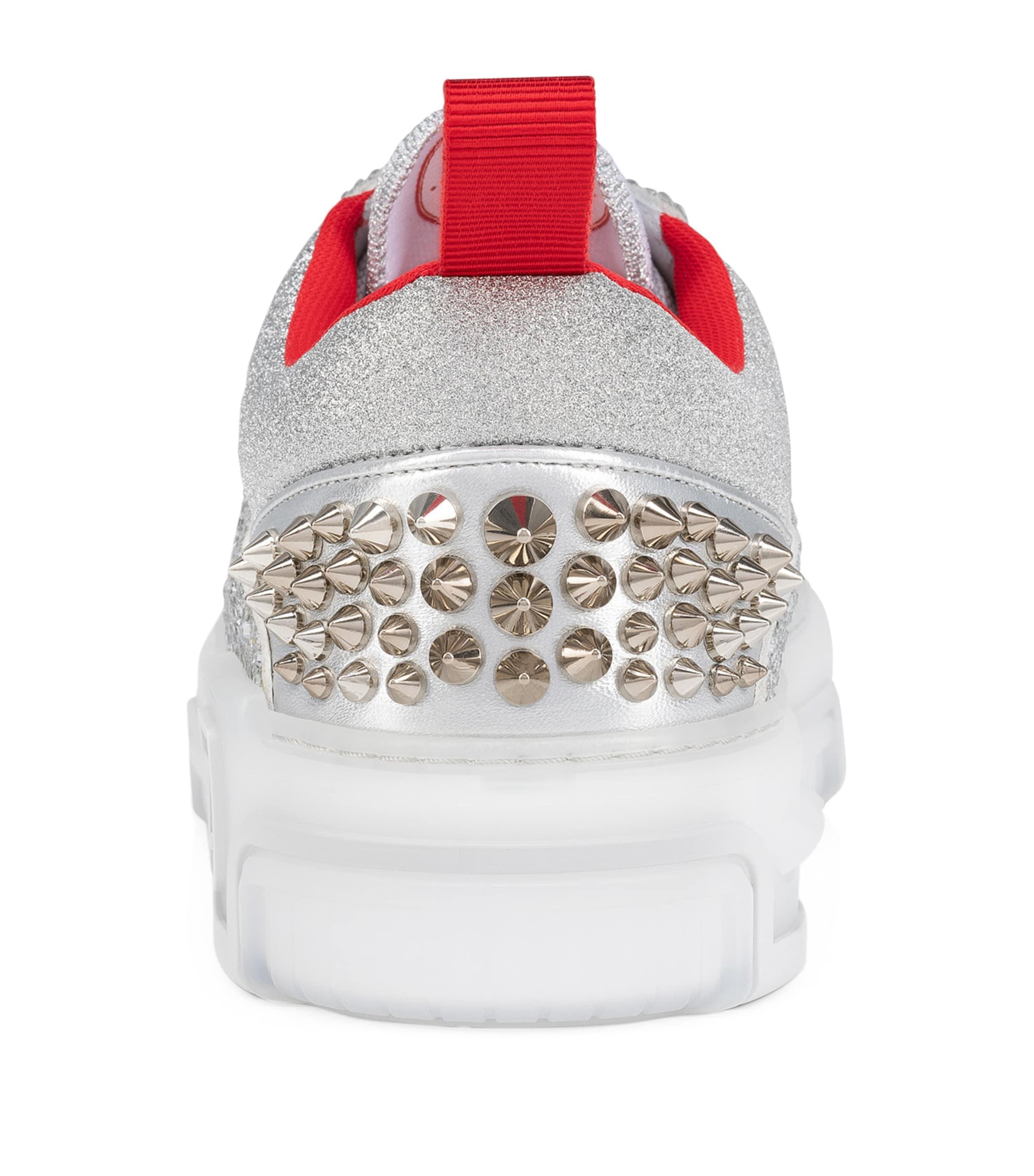 Christian Louboutin Astroloubi Donna Strass Sneakers in White