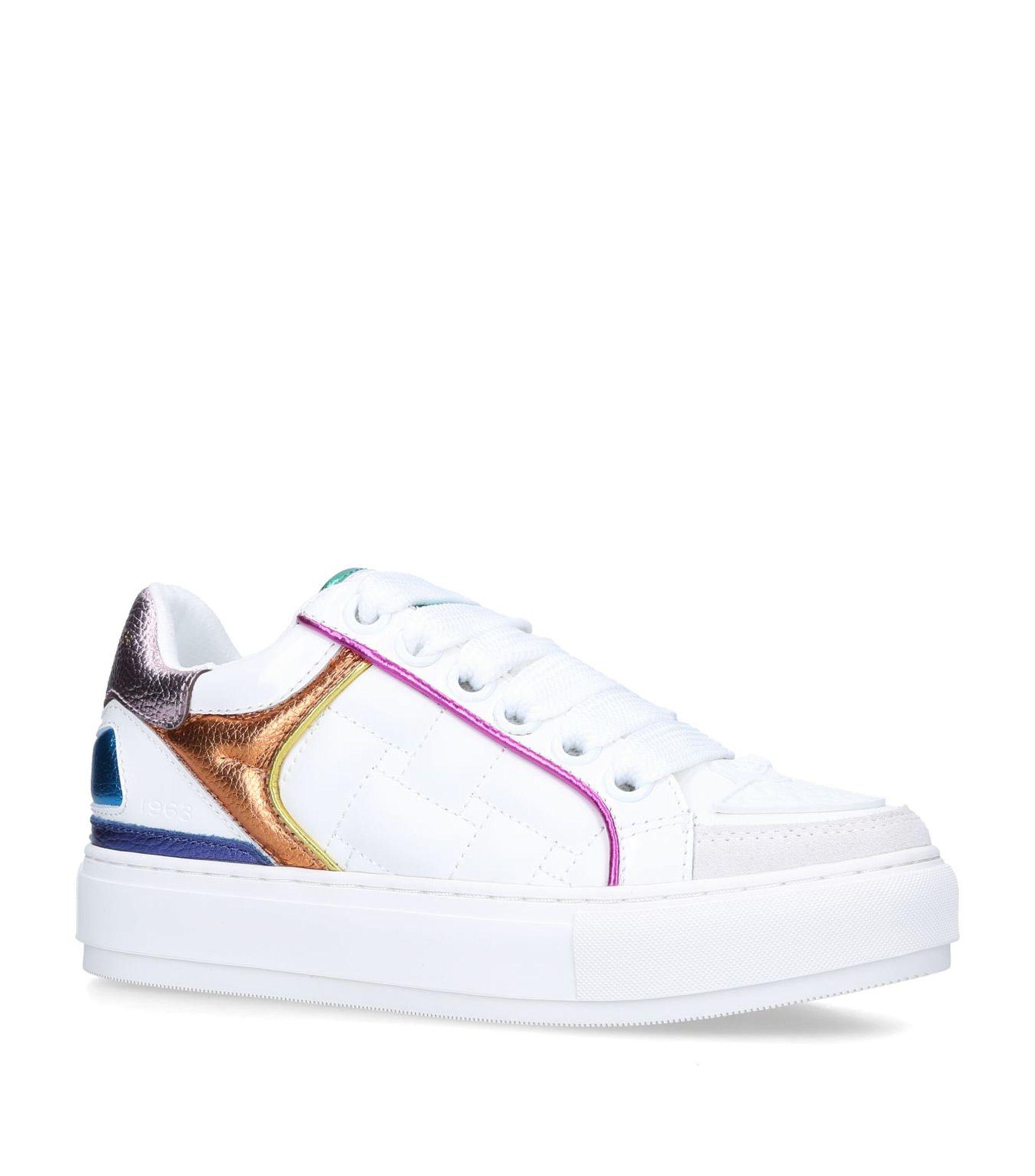 Kurt Geiger Leather Southbank Sneakers in White | Lyst