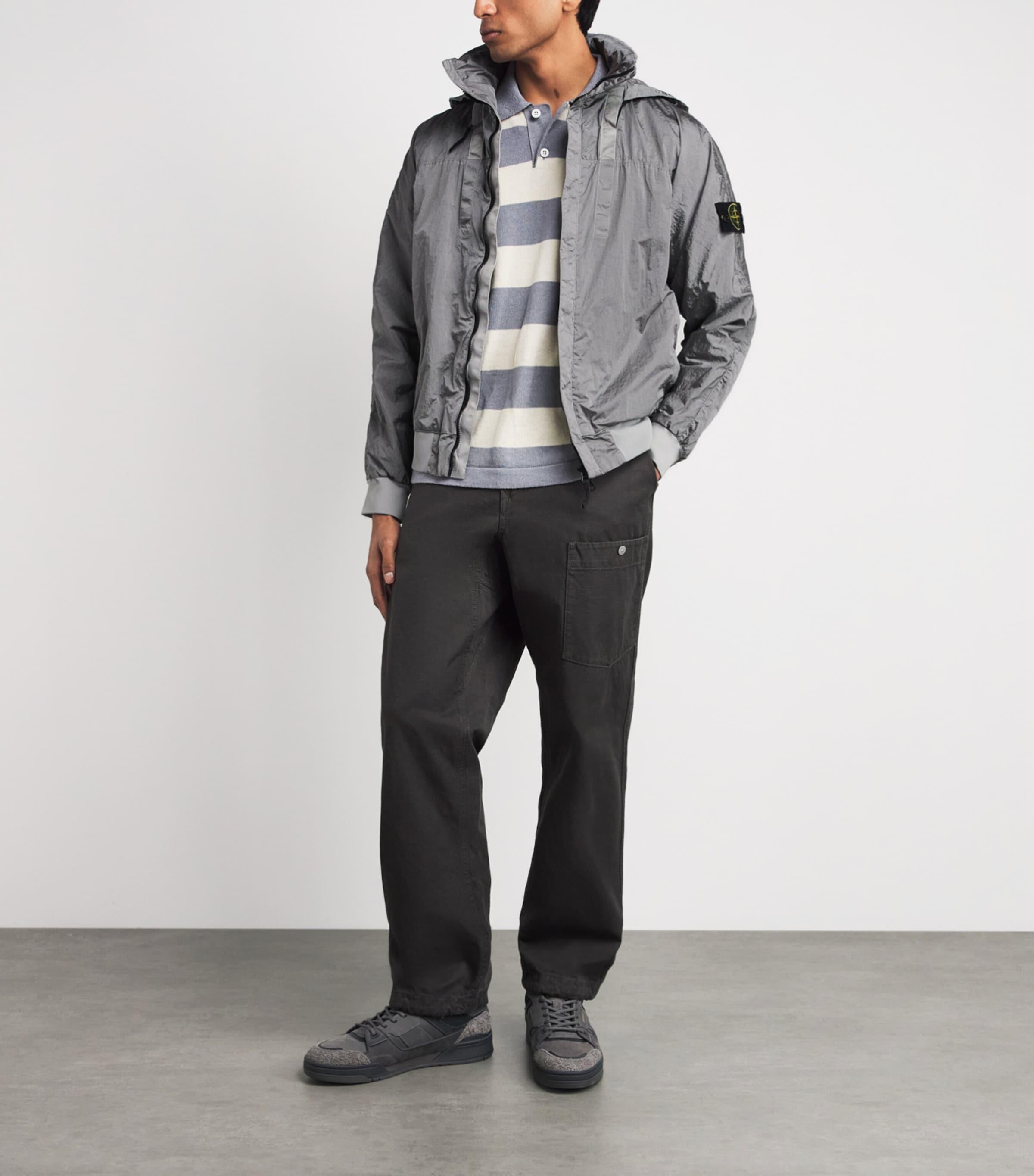 Stone Island Nylon Watro-Tc Jacket in Gray for Men | Lyst