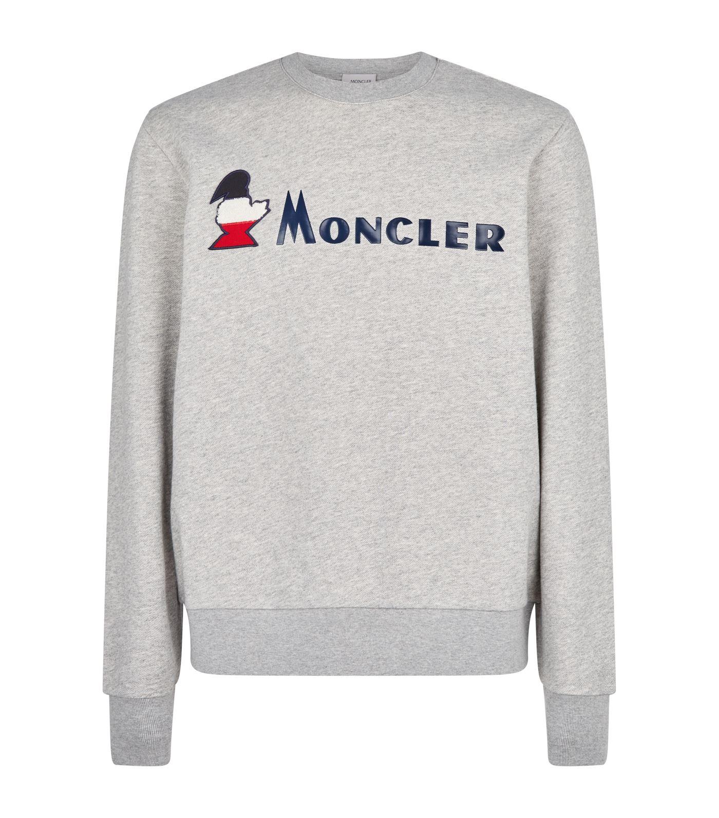 grey moncler sweater