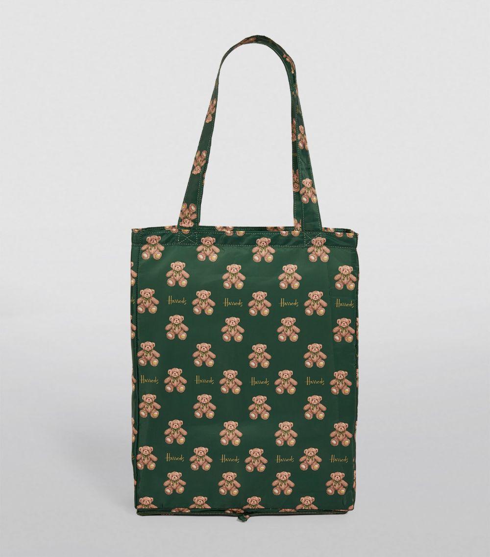 Harrods Recycled Jacob Bear Pocket Shopper Bag in Green | Lyst