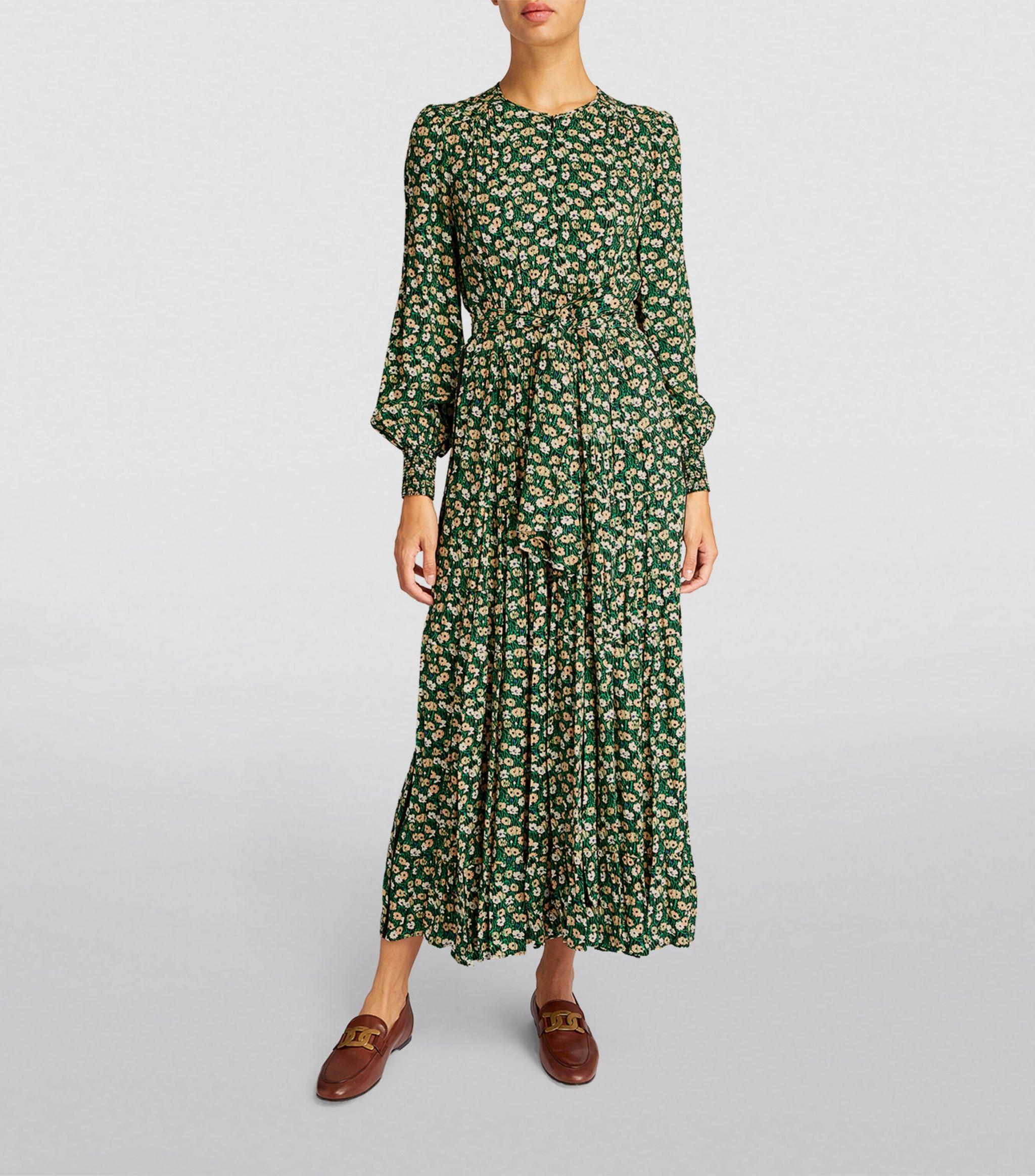 ME+EM Me+em Floral Tiered Maxi Dress in Green | Lyst Canada