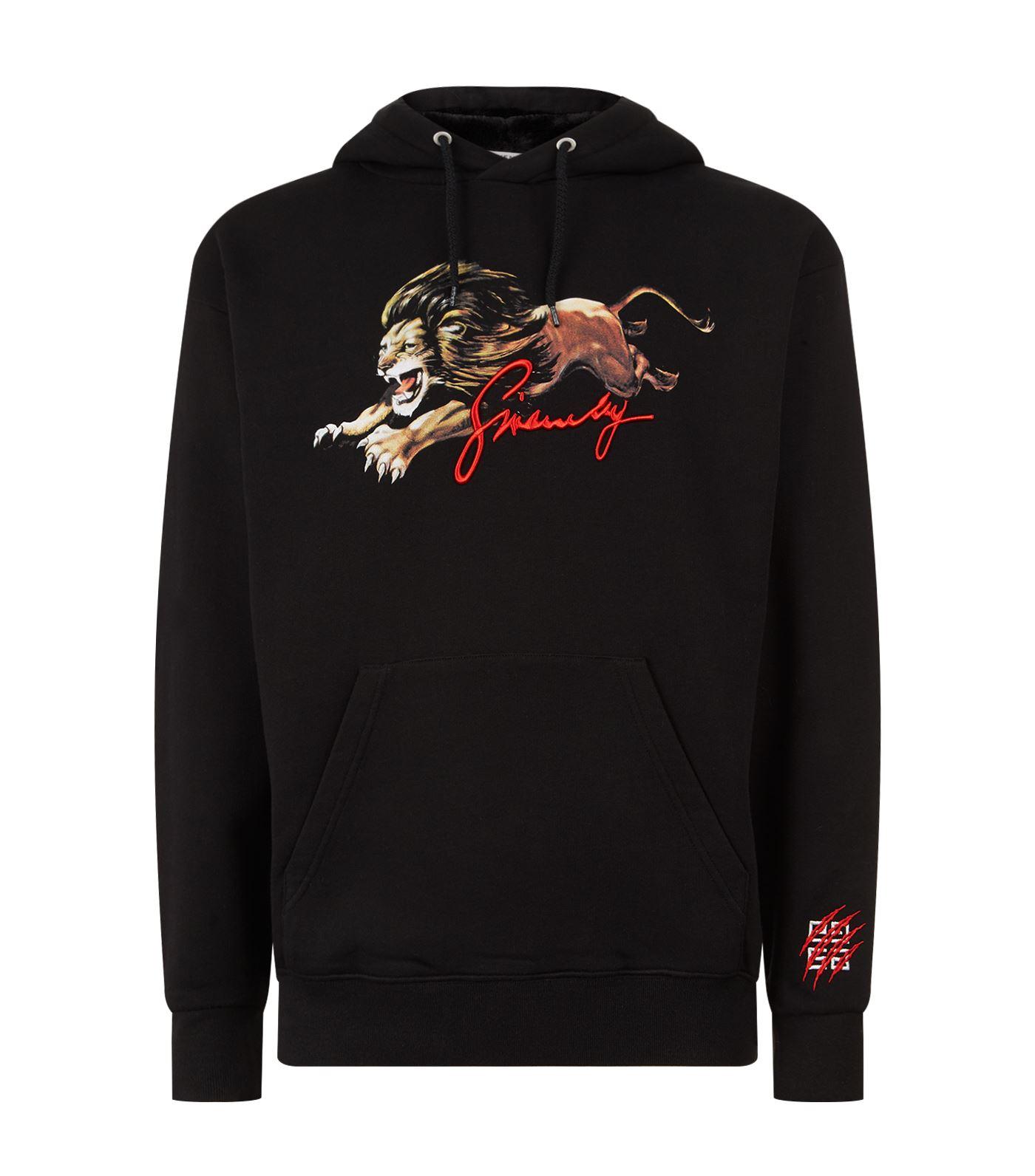 givenchy lion hoodie