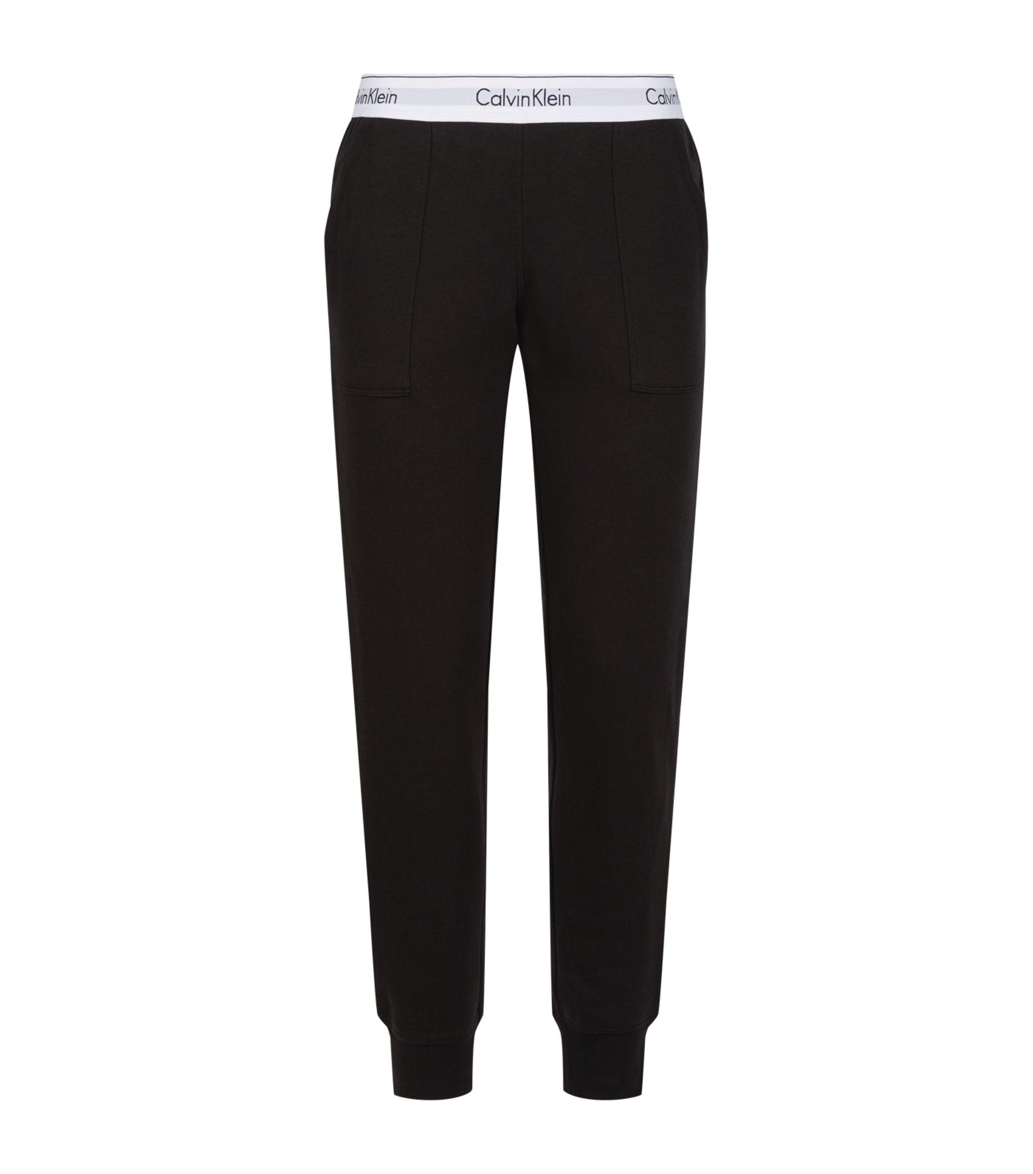 Calvin Klein Cotton Logo Sleep Sweatpants in Black - Save 3% - Lyst