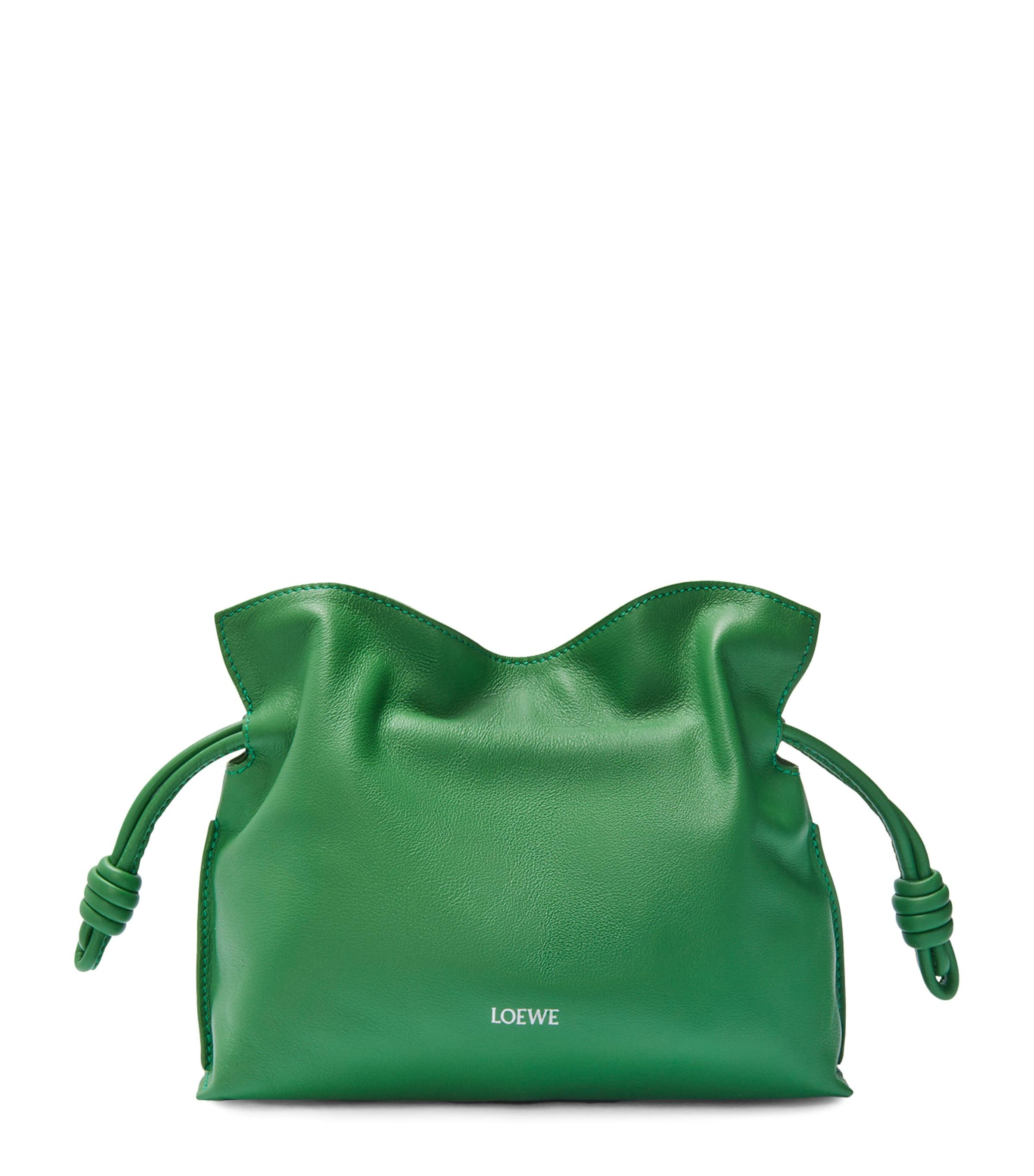 Loewe X Suna Fujita Mini Leather Flamenco Clutch Bag in