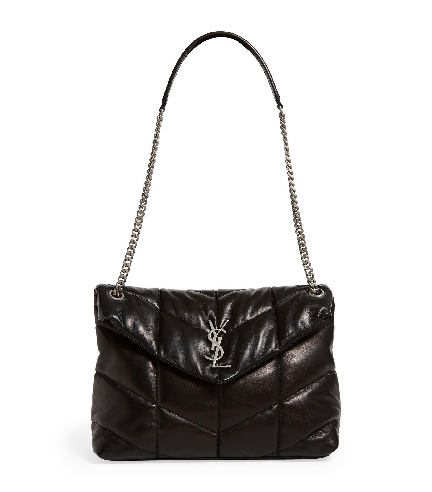 Saint Laurent Medium Quilted Leather Loulou Bag in Black Save 1 Lyst