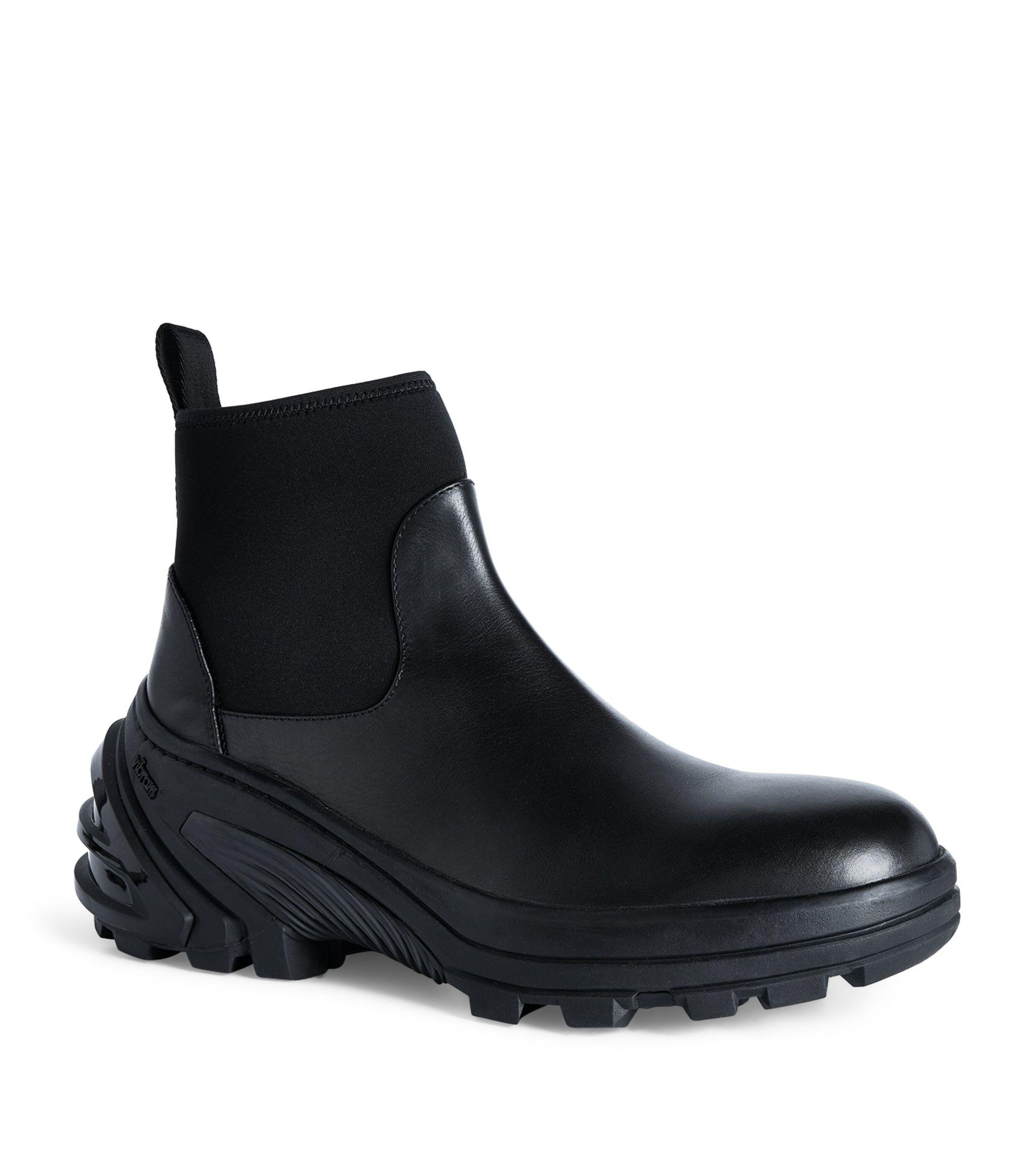 1017 ALYX 9SM Leather Chelsea Boots With Removable Sole in 