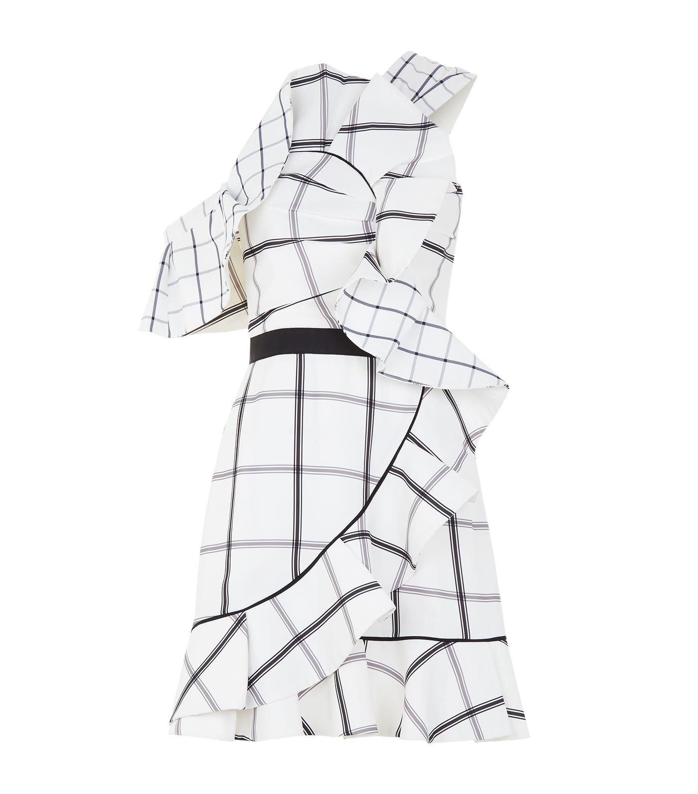 self portrait ruffle dress