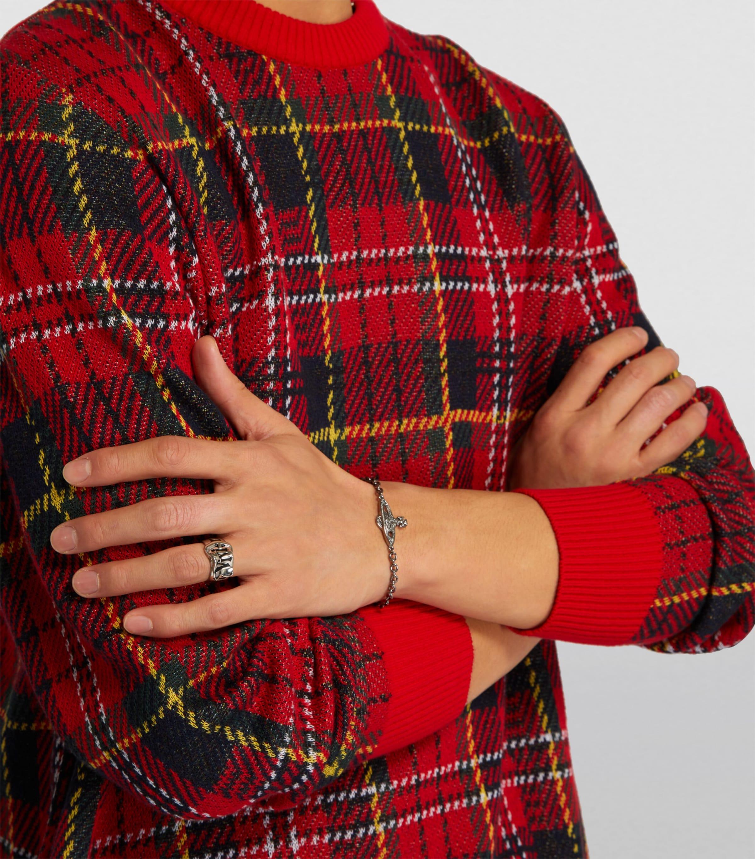 Vivienne Westwood Mini Bas Relief Orb Bracelet in Metallic for Men