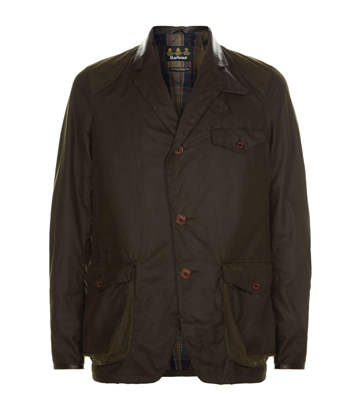 Barbour Wool Heritage Beacon Sports Jacket in Green for Men - Lyst