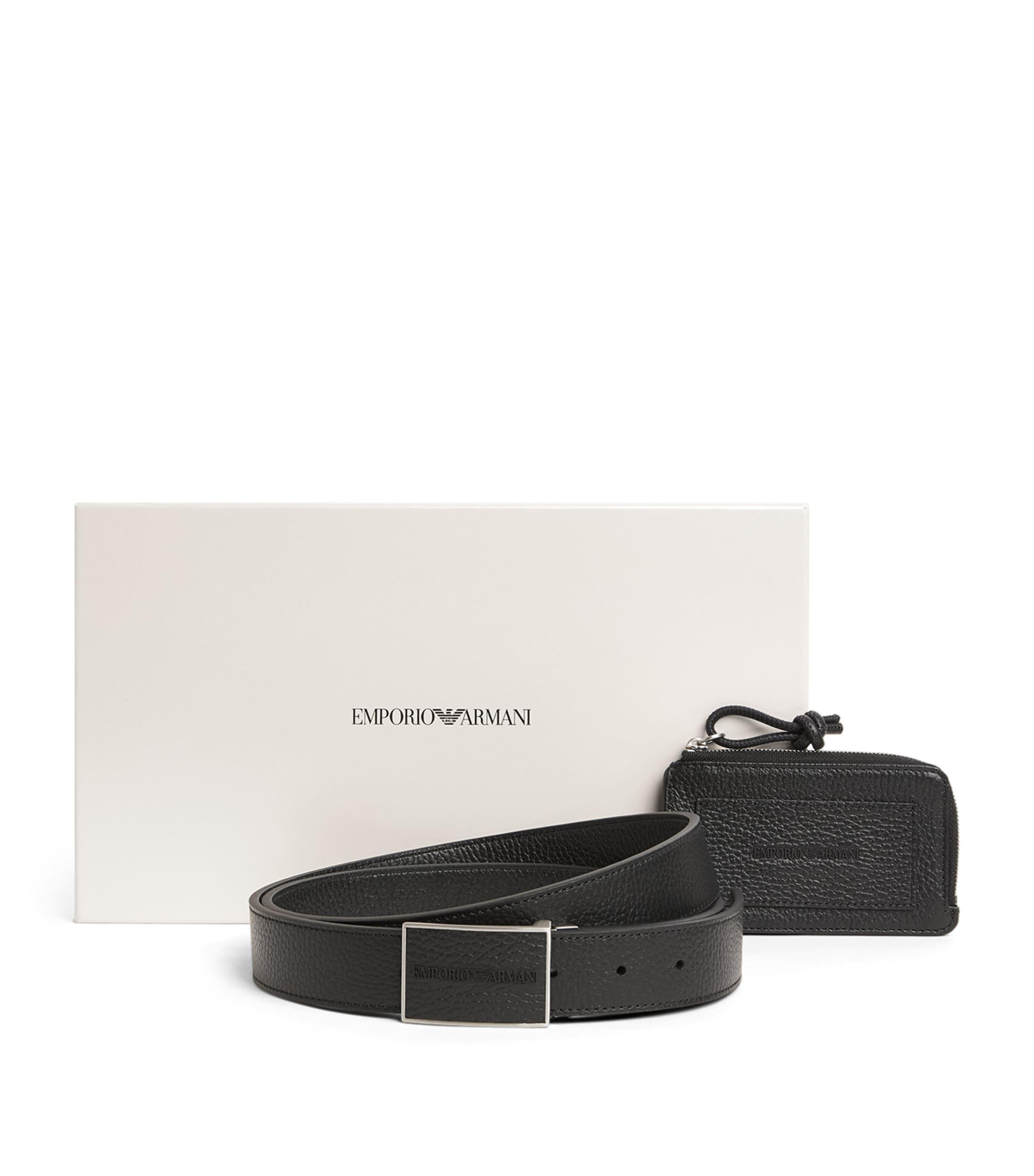 Armani belt gift set discount